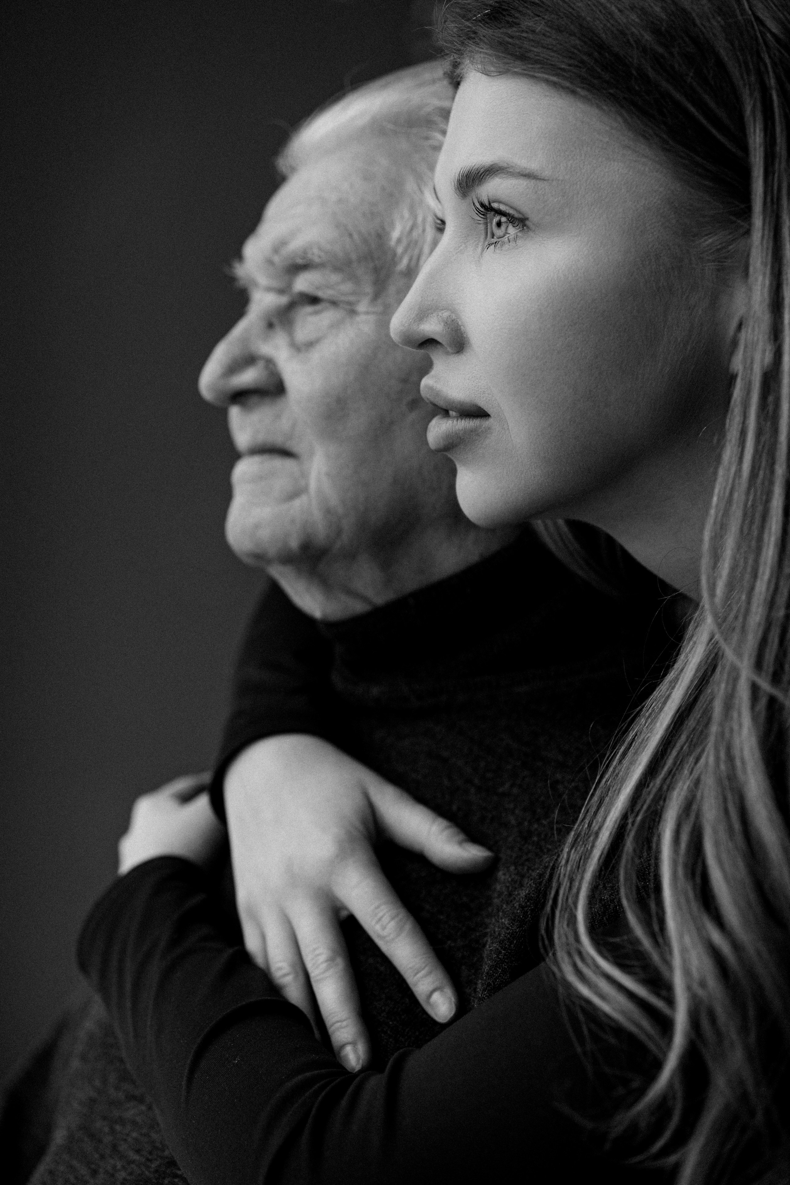 Анастасия и дедушка. Свадебный и семейный фотограф в Калининграде Анастасия Гриценко