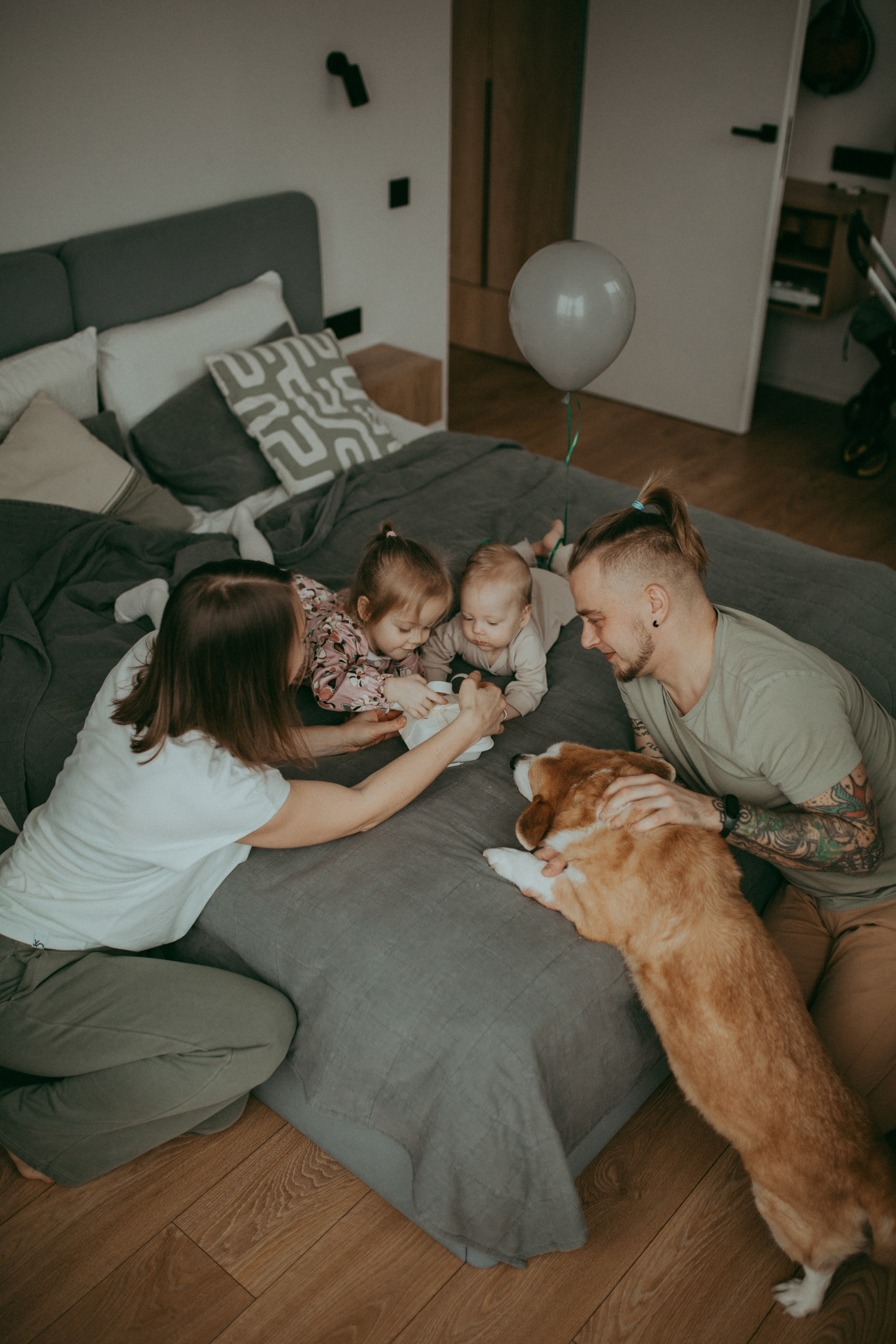 Феде 6 мес. или операция по захвату торта. Семейный фотограф Санкт-Петербург Елена Корытцева