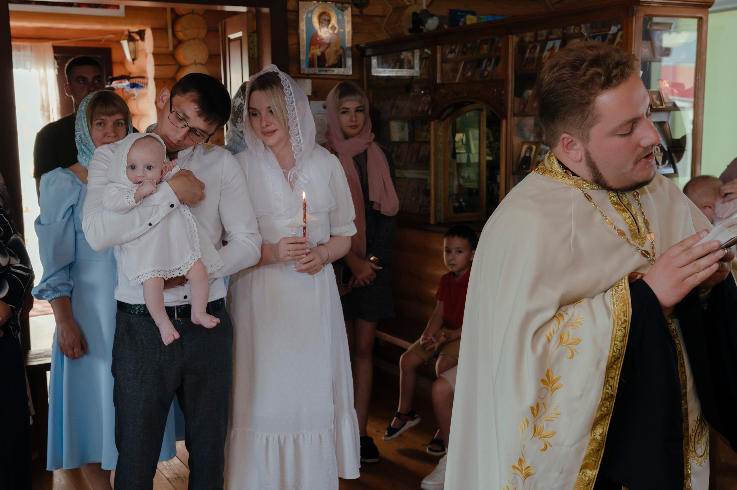 Таинство Крещения. Фотограф Дарья Семина