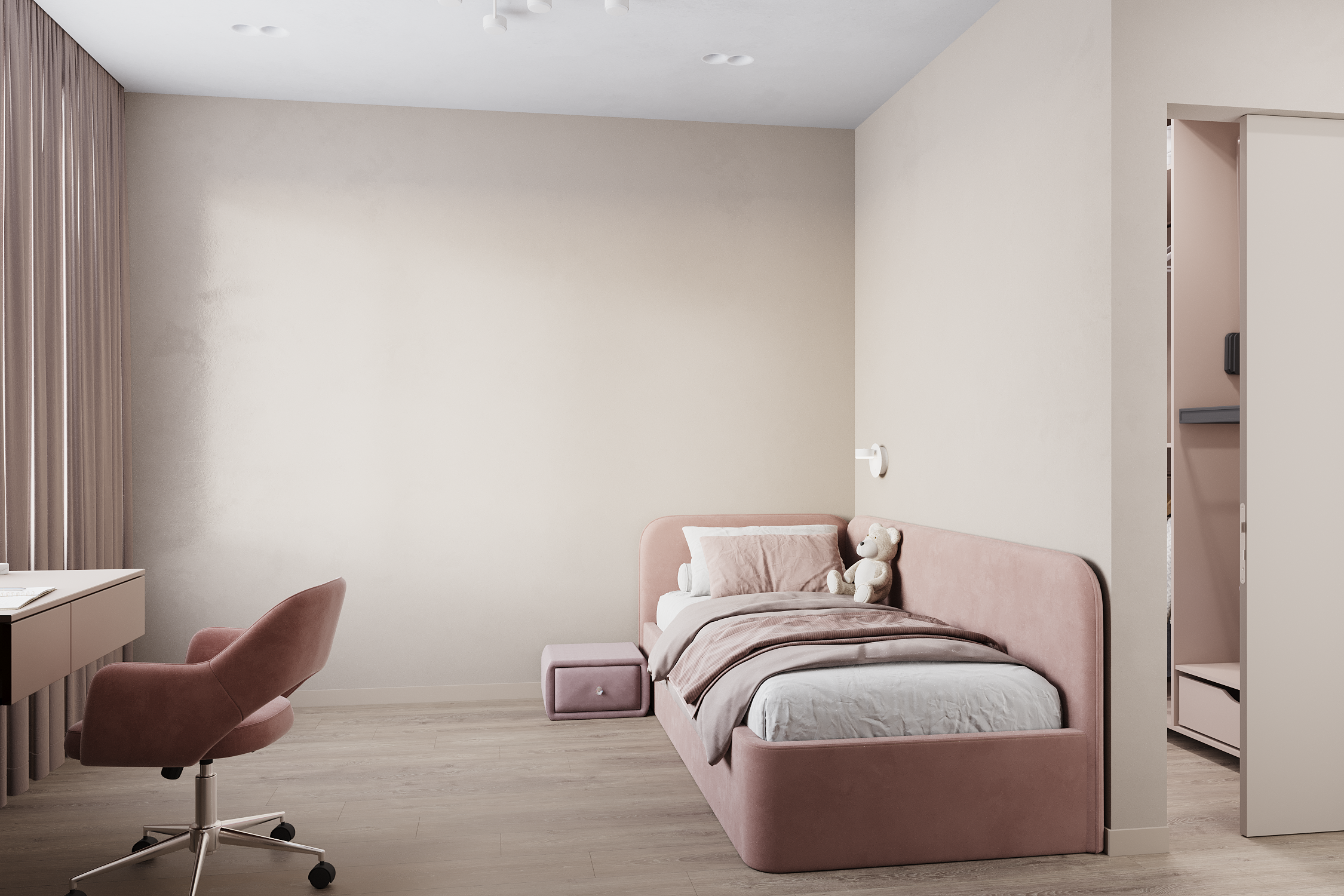 Квартира 80 м². 3D-визуализации