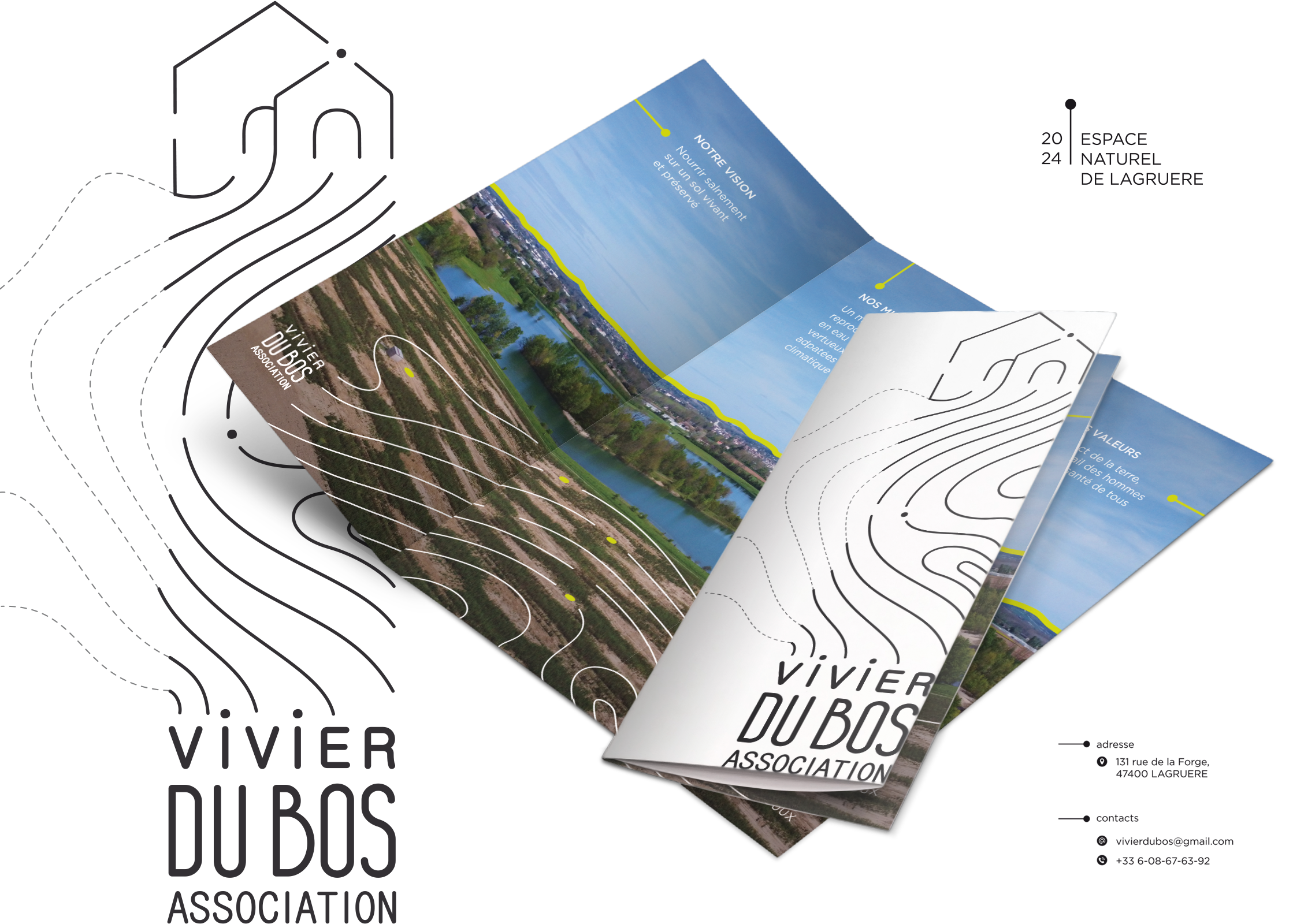 Vivier du Bos. Лого и&nbsp;буклет