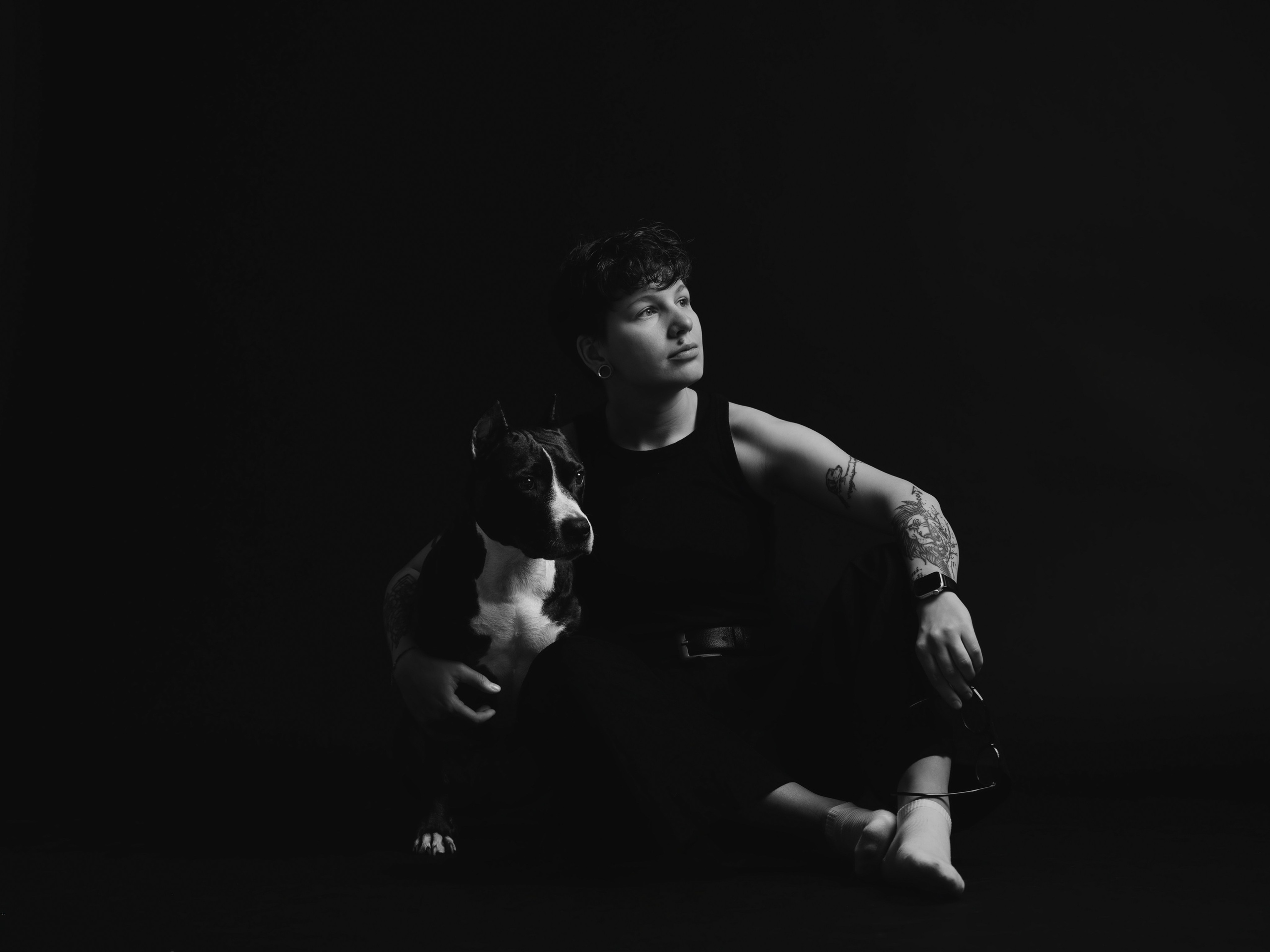 Настя, Рэги и Зена. Семейный фотограф анималист Ананьева Мария — Москва