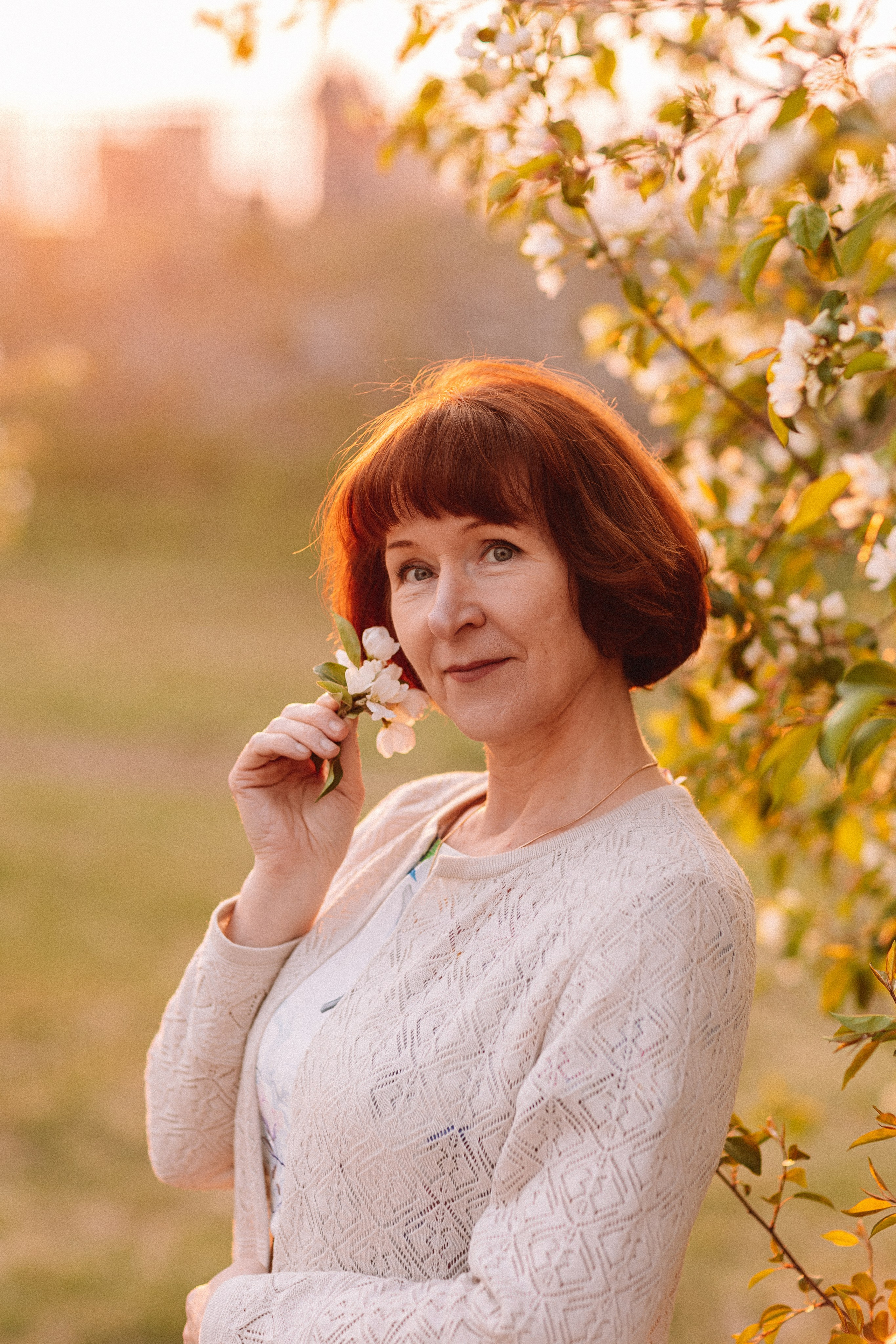 Яблони. Семейный фотограф Тюмень, фотограф на роды Салмина Мария