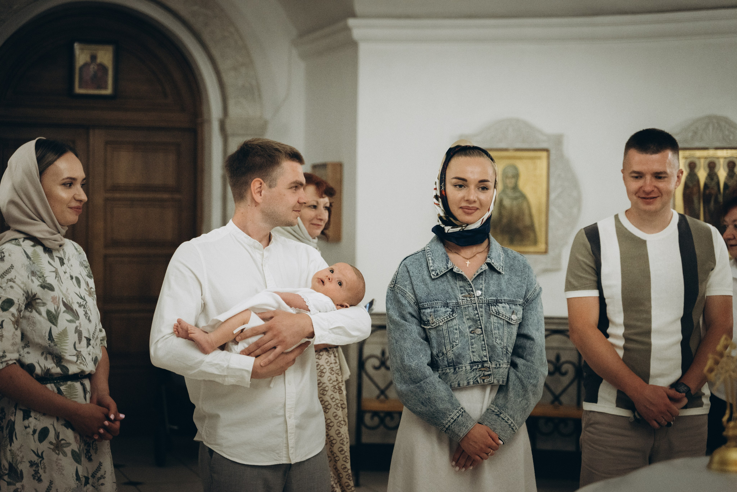 Крещение Максима (Криптовый храм в честь собора Новомучеников). Семейный фотограф в Минске Дарья Дреко