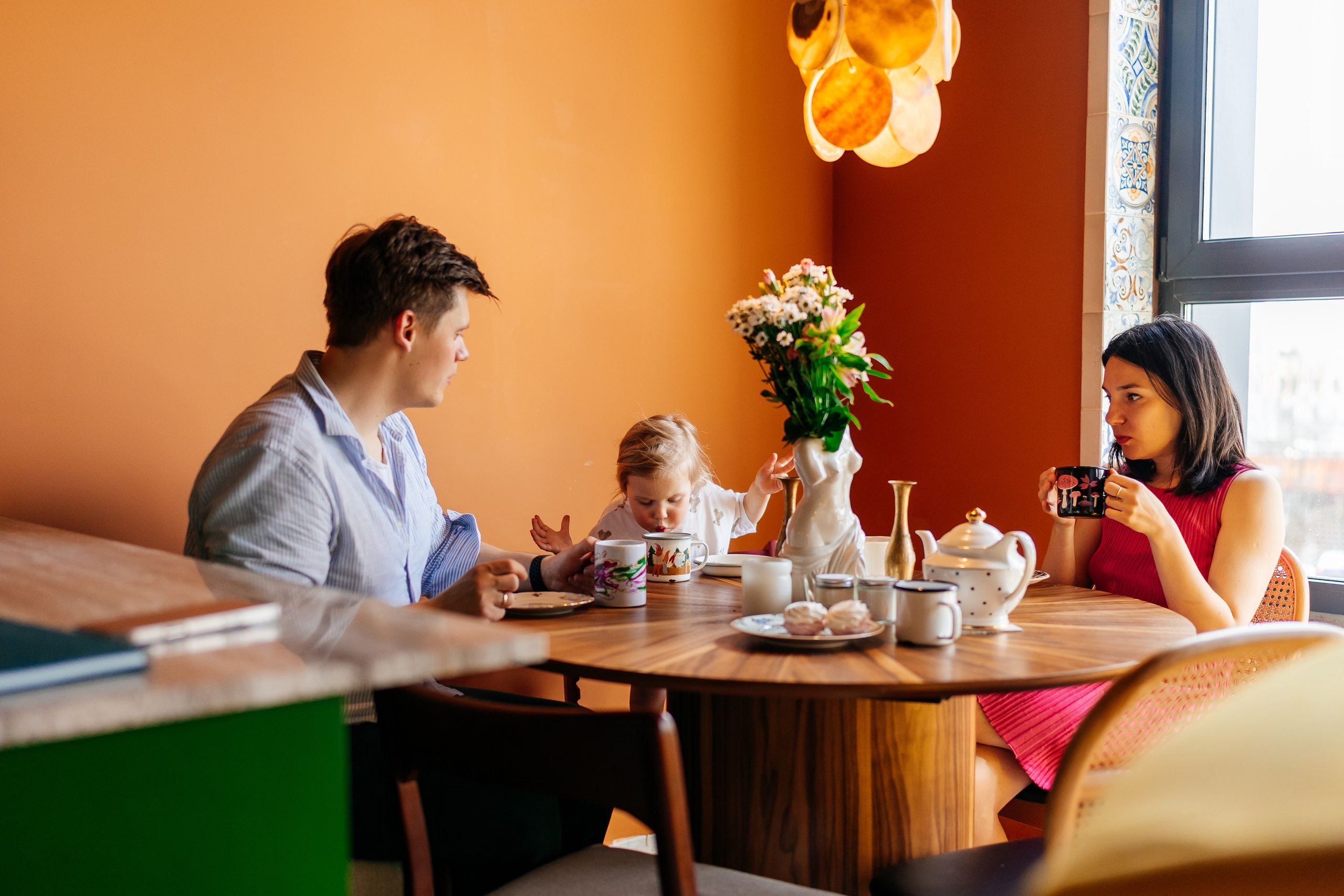 Сергей, Кристина и малышка Нина. Семейный фотограф в Москве Ирина Жур