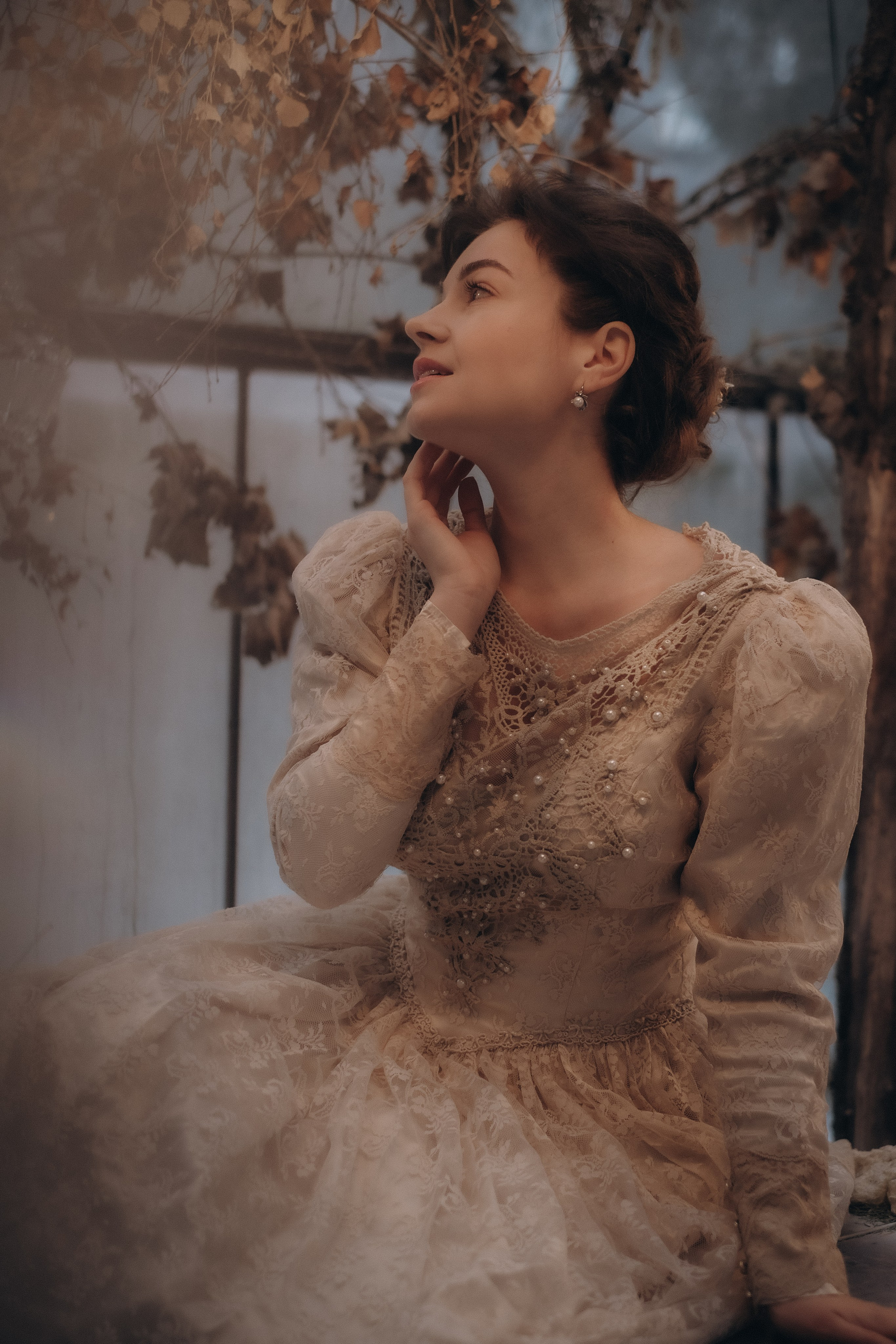 В заброшенной оранжерее. Свадебный и семейный фотограф в Москве Инника Кетлер