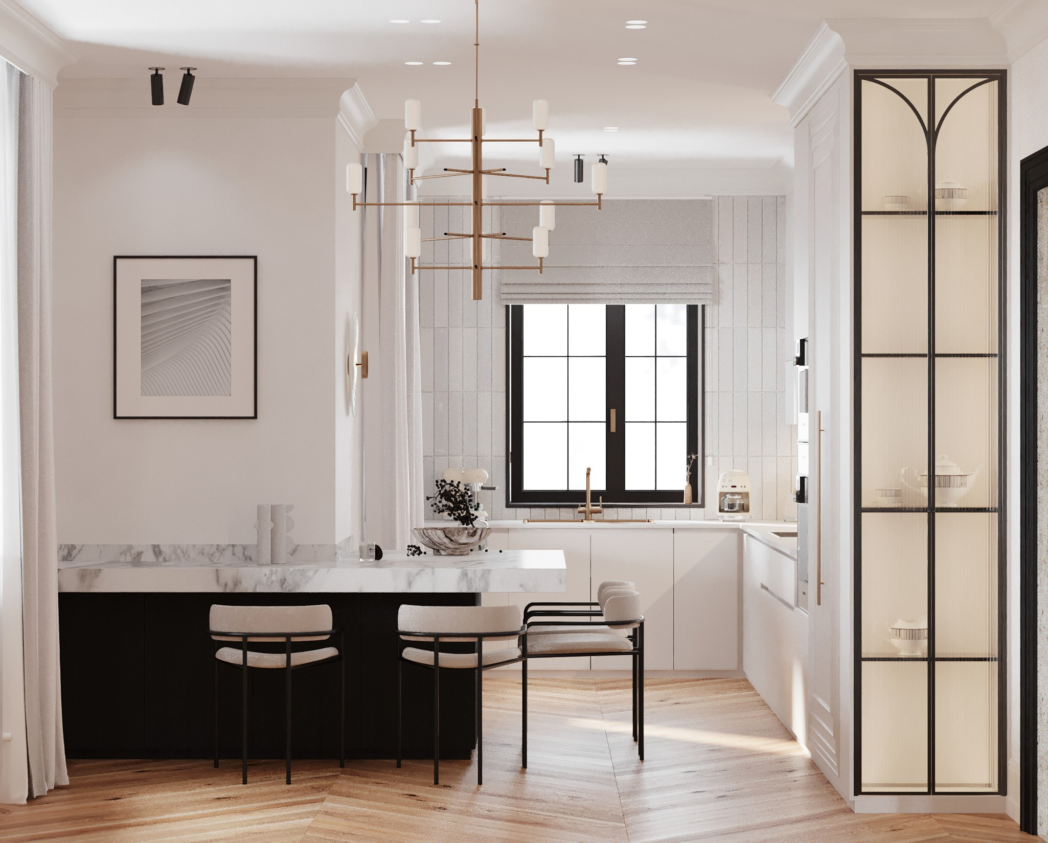 Квартира Астана. Дизайнер интерьера в Москве Екатерина Шаймердинова