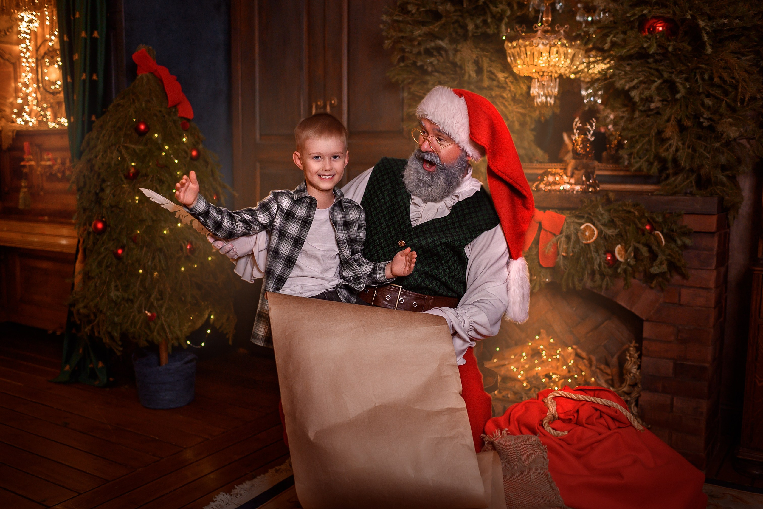 САНТА В АДМИРАЛТЕЙШЕН. Семейный фотограф Екатеринбург Лора Мур