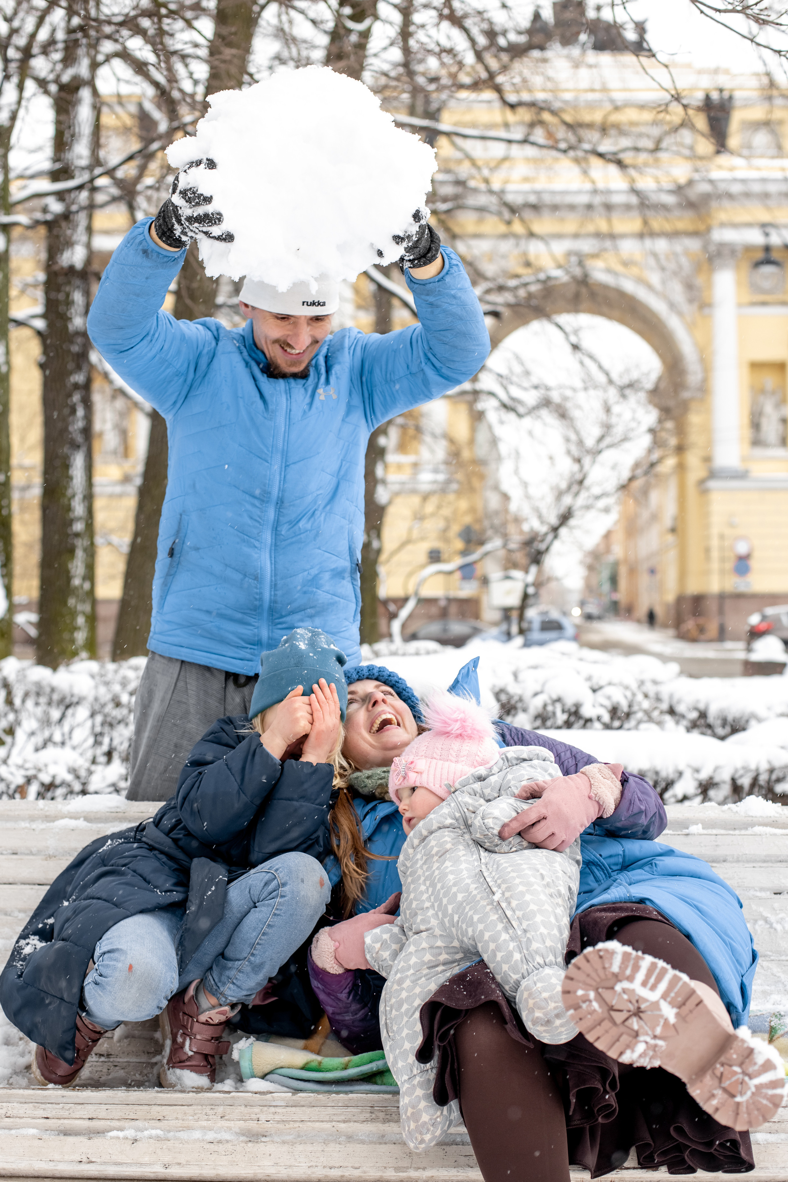 Зимний город. Детский и семейный фотограф в Санкт-Петербурге Перевощикова Наталья