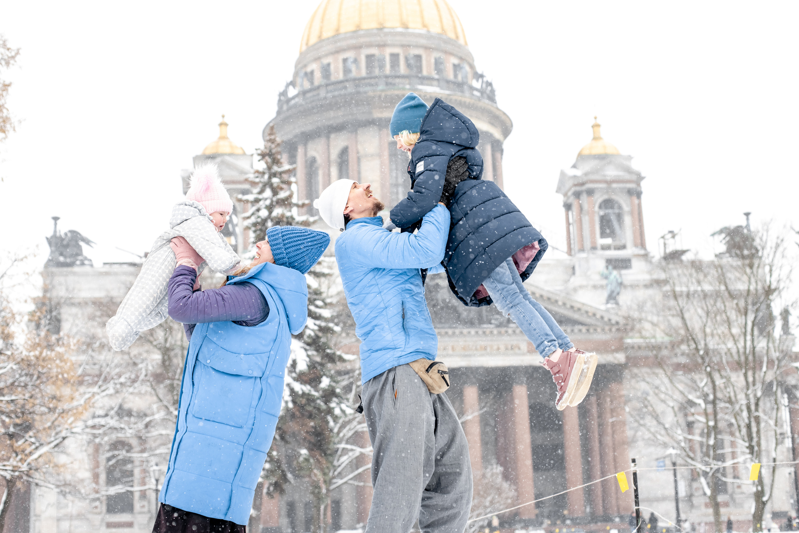 Зимний город. Детский и семейный фотограф в Санкт-Петербурге Перевощикова Наталья