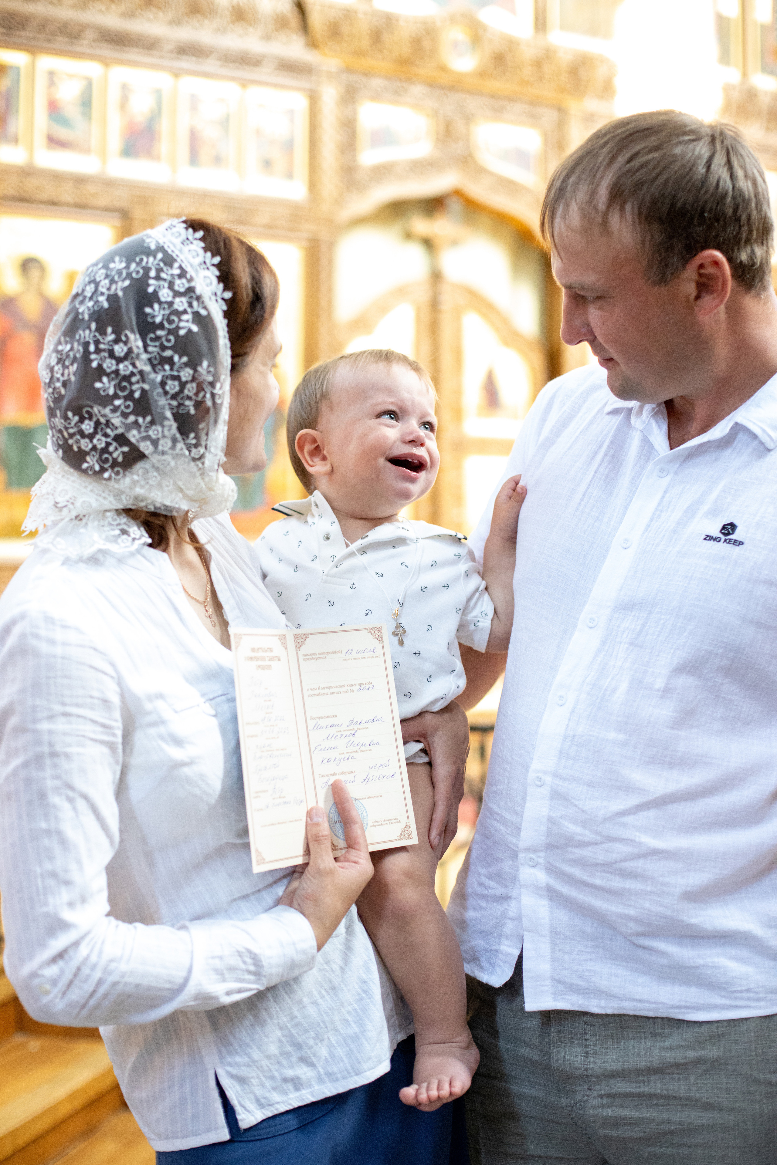 Крещение Пети. Детский и семейный фотограф в Санкт-Петербурге Перевощикова Наталья