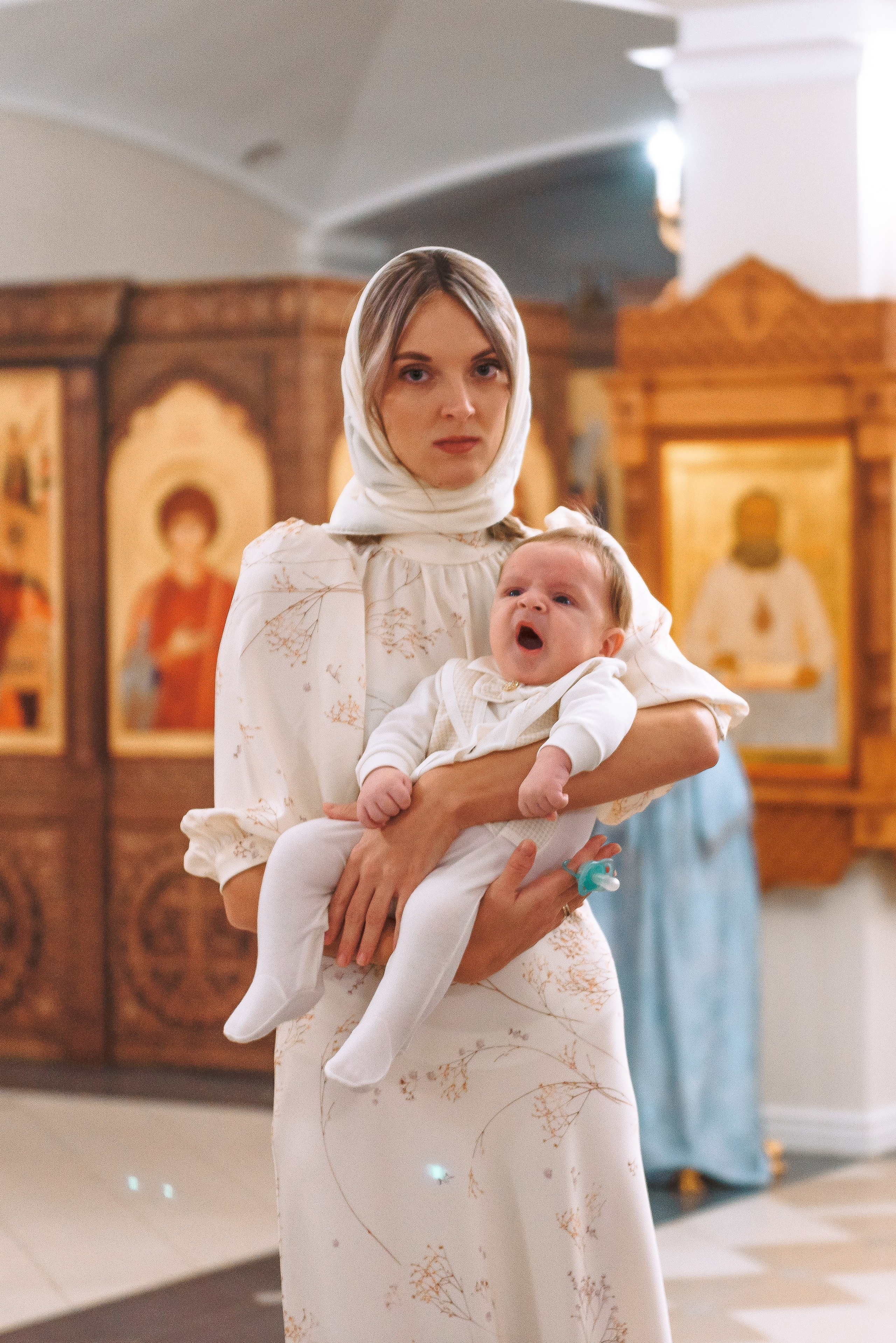 Крещение в Храме иконы Божией Матери Неупиваемая Чаша. Свадебный и семейный фотограф в Москве Юлия Винник