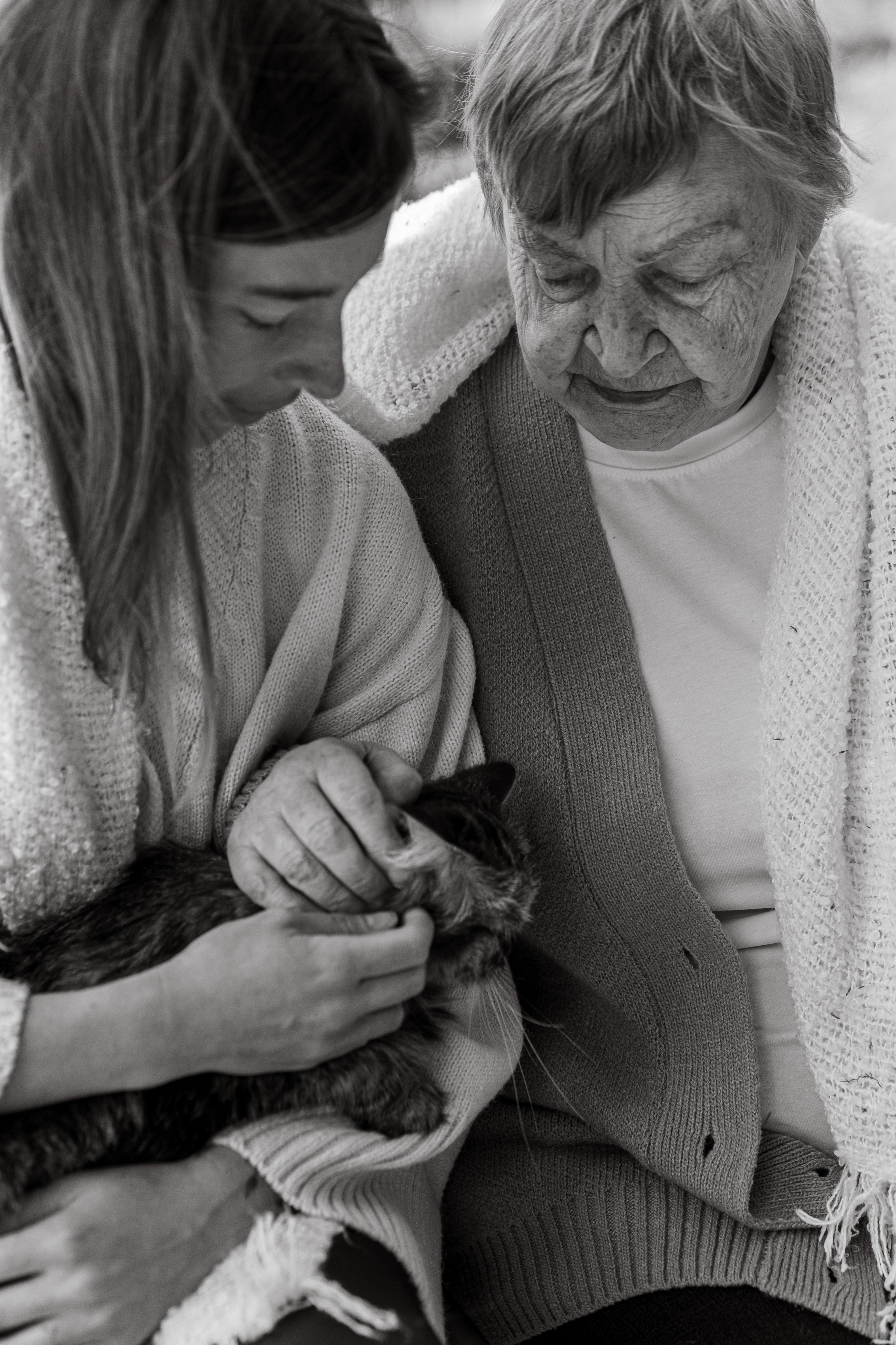 Бабушка и внучка. Фотограф Москва / Балашиха