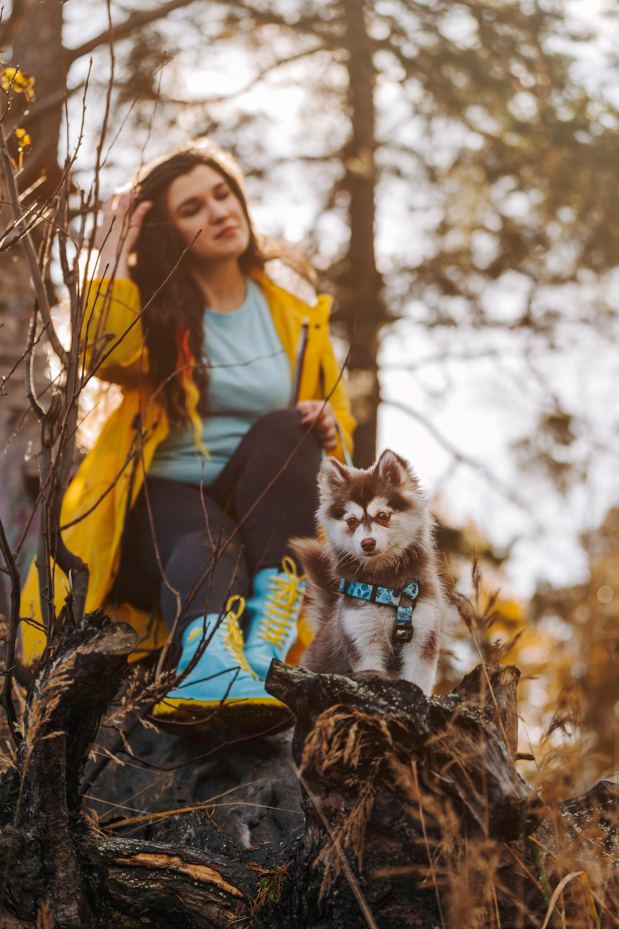 Катерина и Дрэка. Фотограф анималист в Спб недорого Олеся Майорова