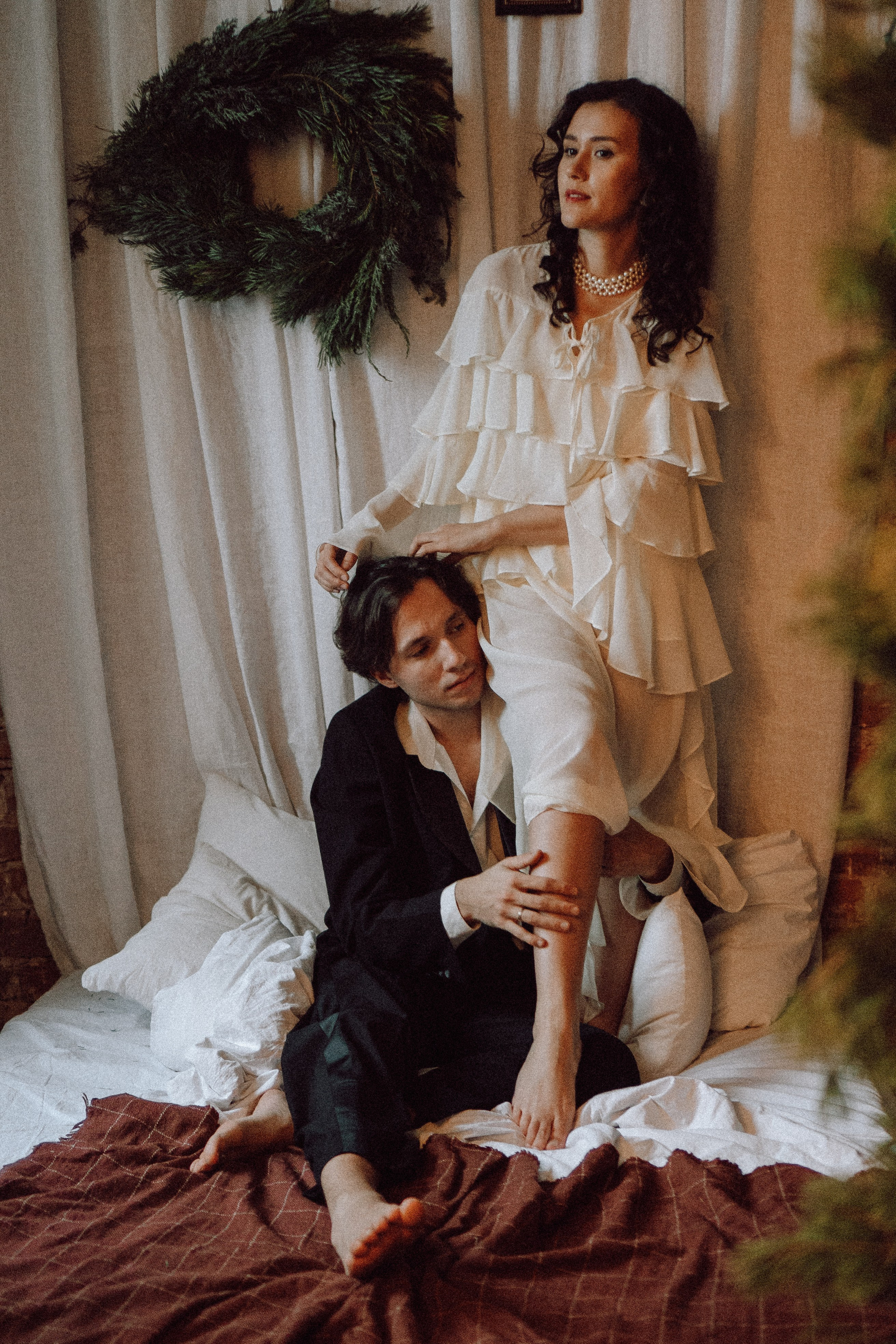 УТРО ЖЕНИХА И НЕВЕСТЫ В ФОТОСТУДИИ И ОСНОВНАЯ ФОТОСЕСИСИЯ ЗИМОЙ. Профессиональный фотограф, Санкт-Петербург — Виктория Богомолова