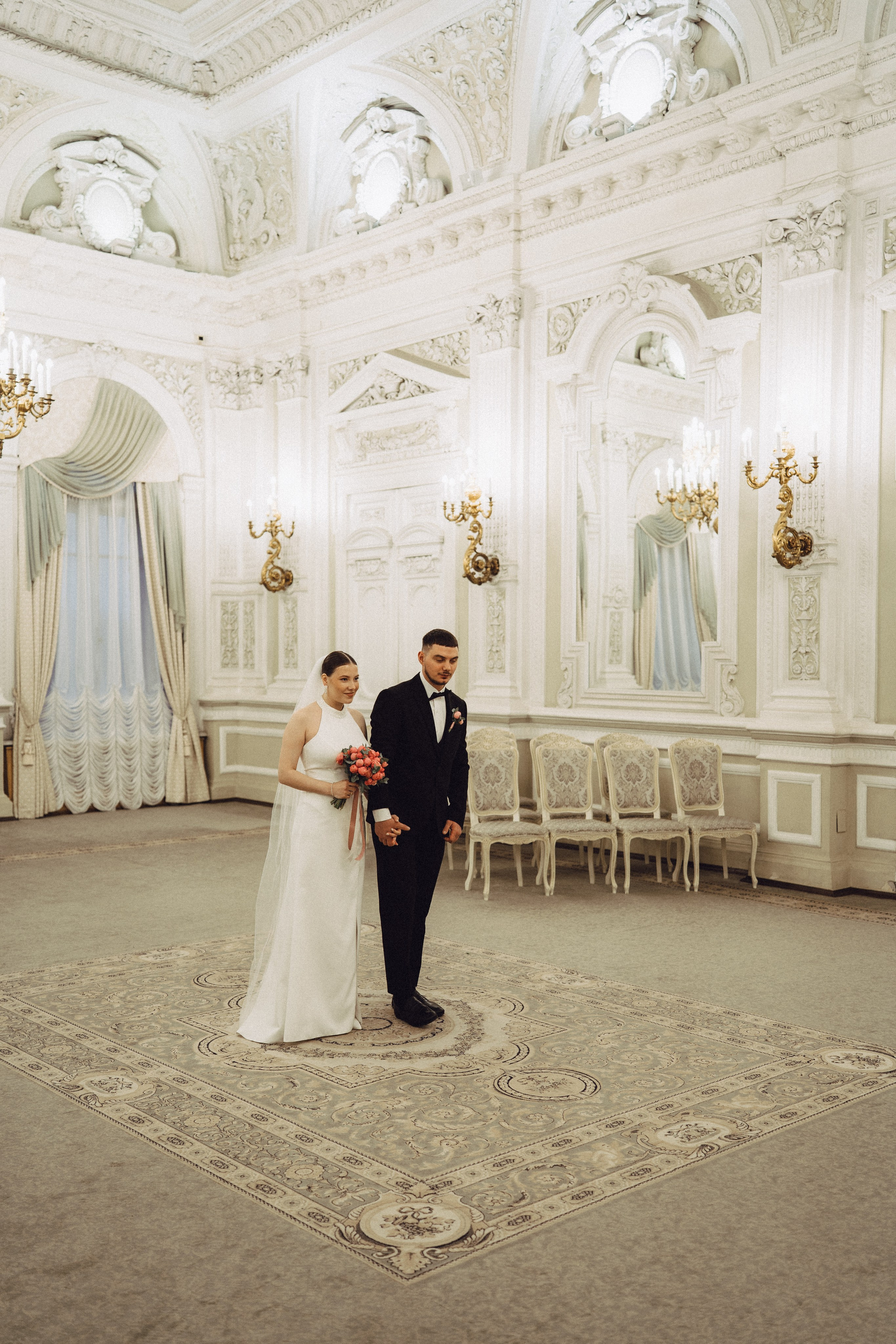 СВАДЕБНАЯ СЬЕМКА В ПЕВОМ ДВОРЦЕ БРАКОСОЧЕТАНИЯ. Профессиональный фотограф, Санкт-Петербург — Виктория Богомолова