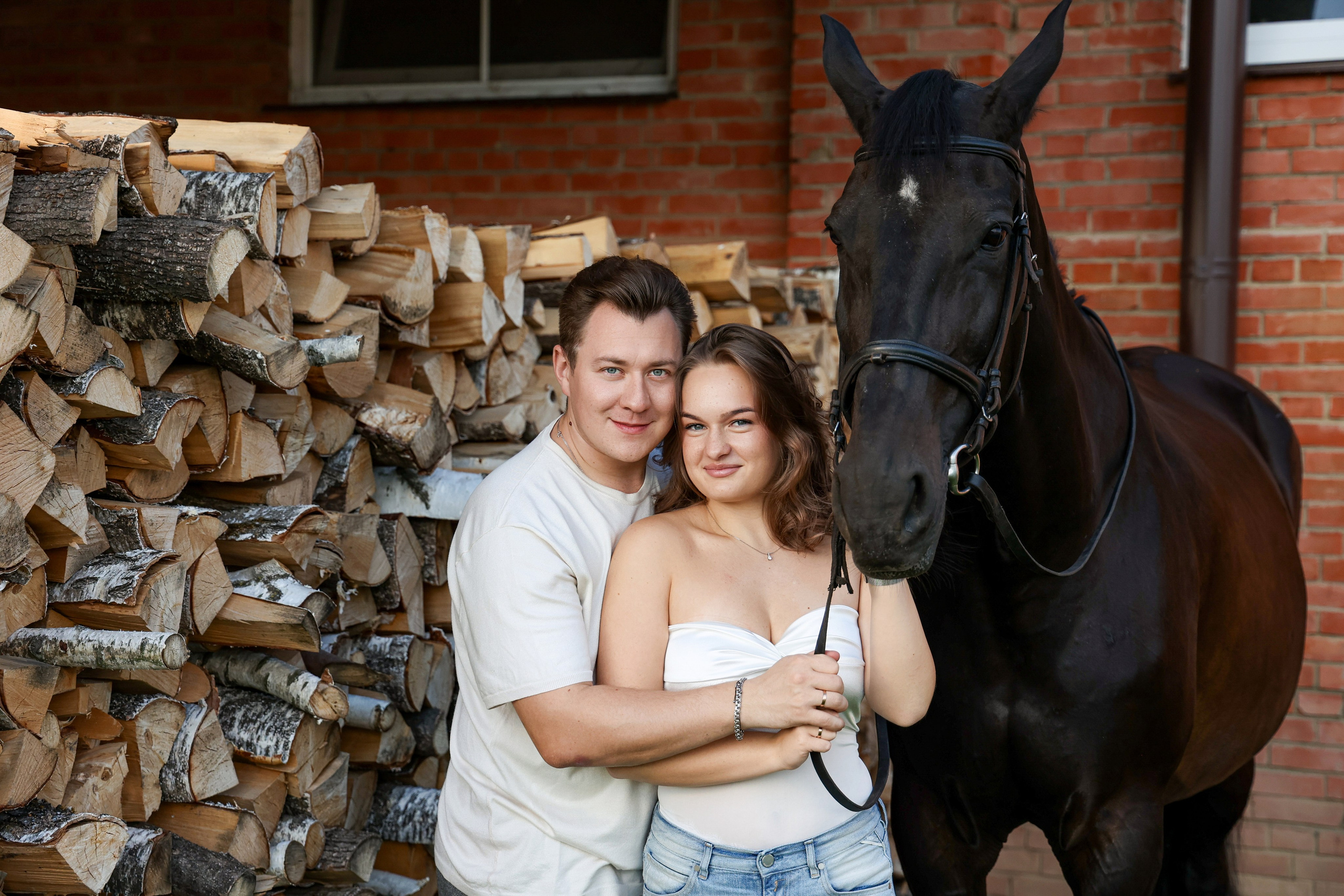 Валентин & Валерия. Конная прогулка. Свадебный и Event фотограф в Москве Бажина Ирина