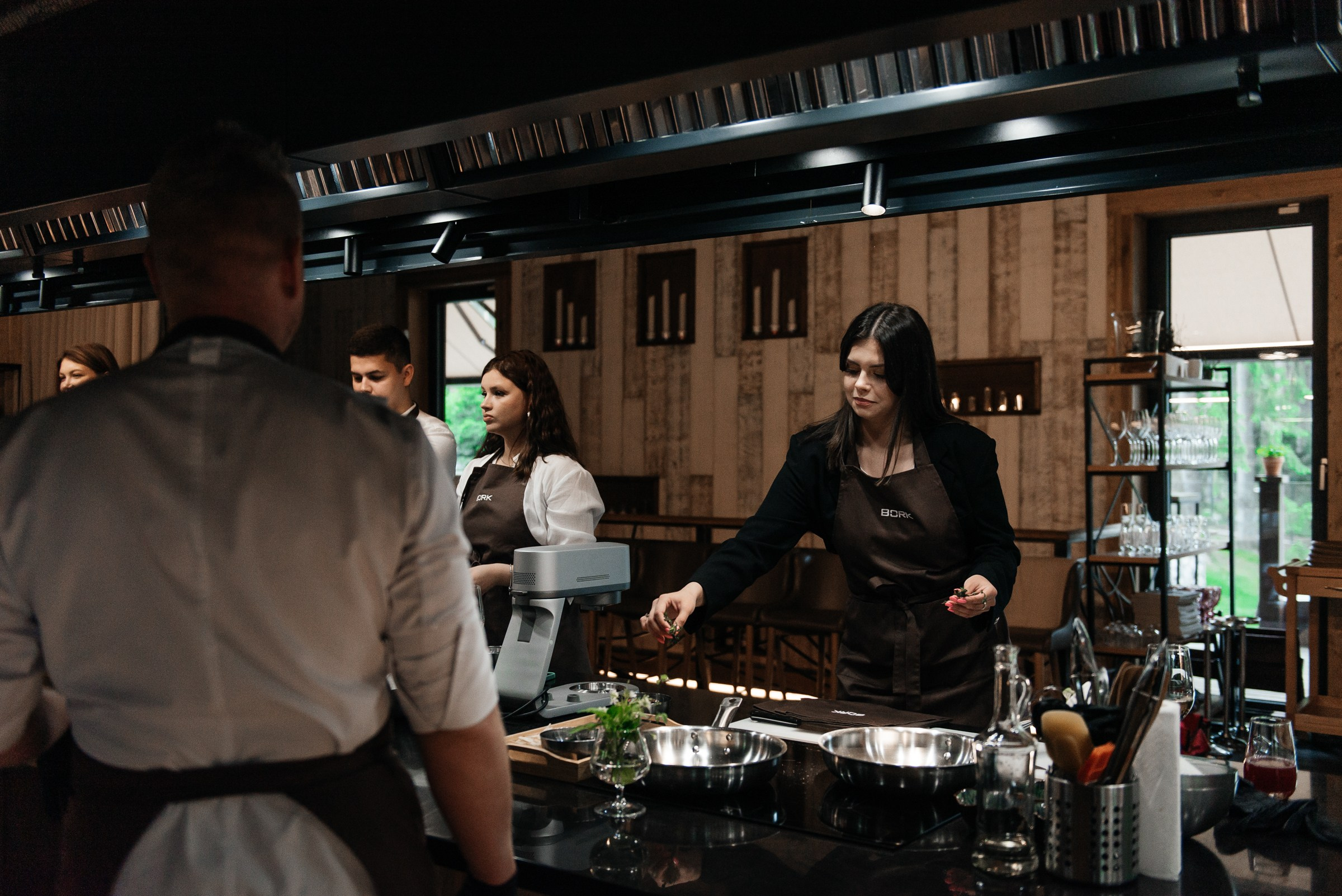 свадебный ужин в ресторане Чаща в Охта парке