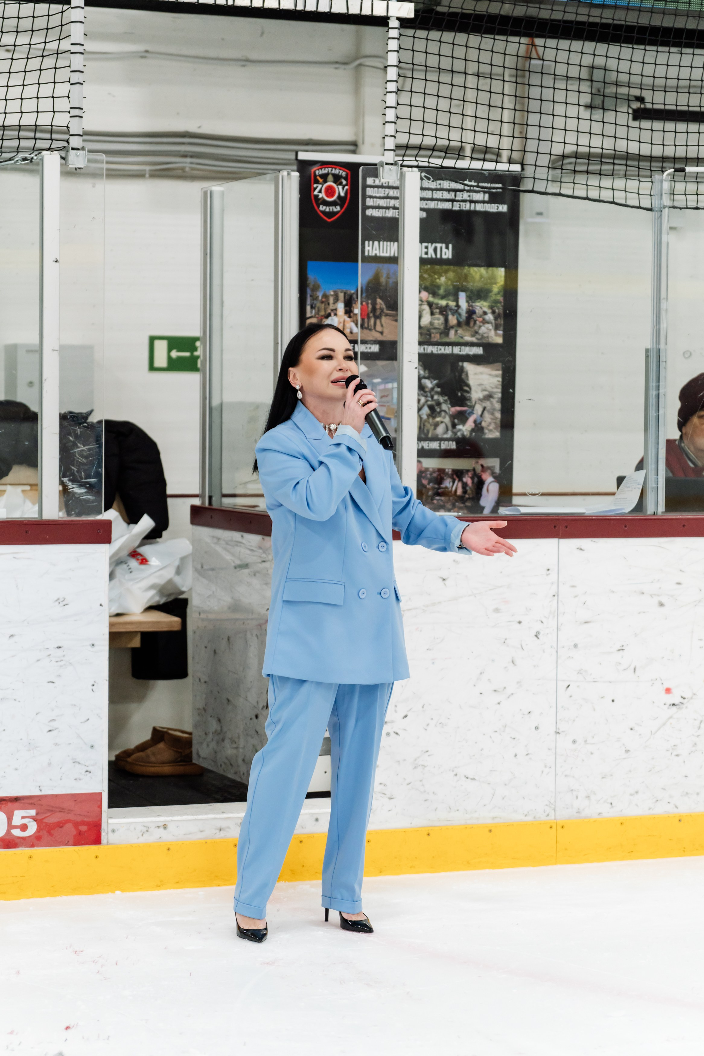 Игра в следж хоккей приуроченная 23.02.26 в арене Сталкер