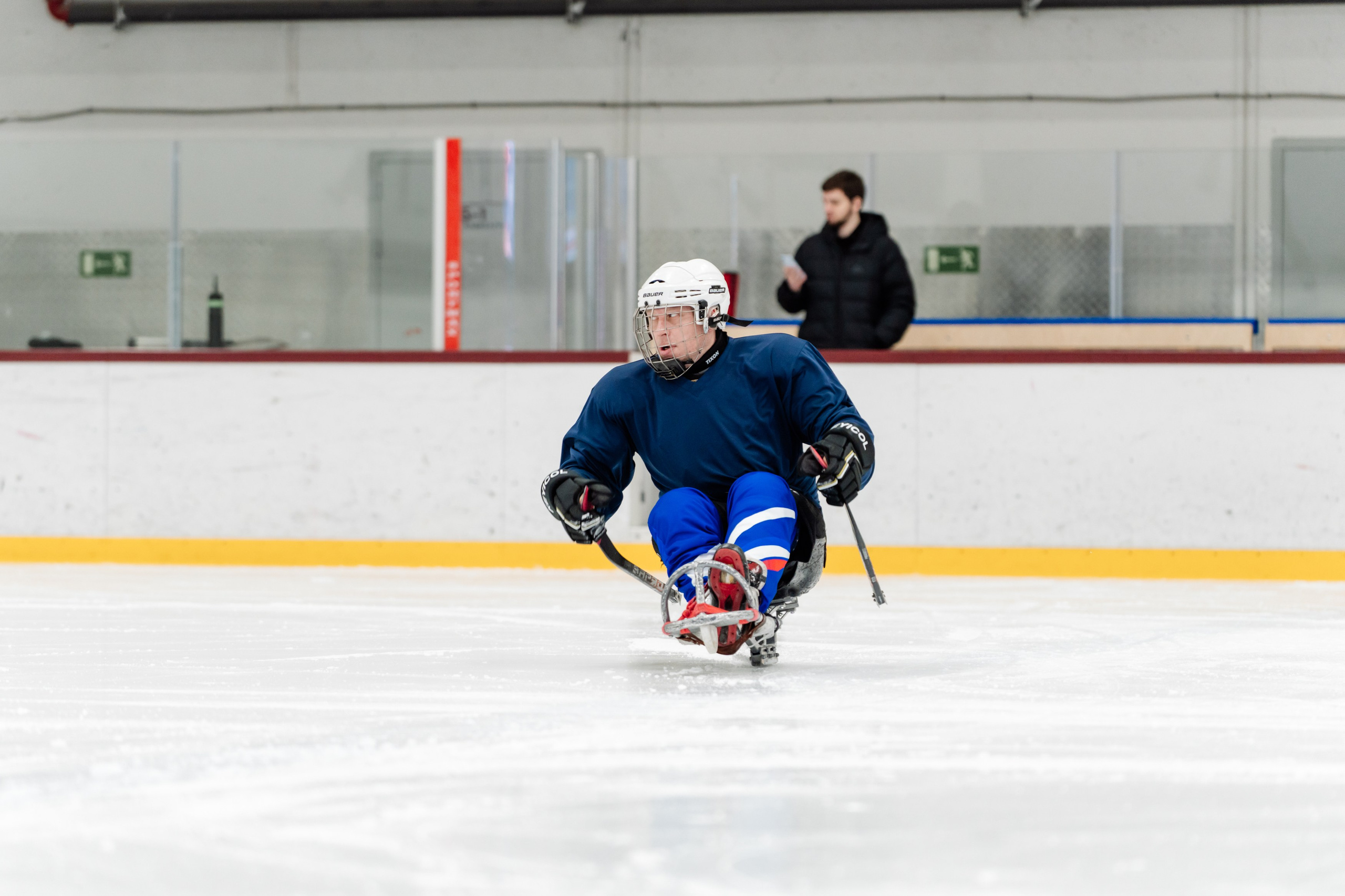 Игра в следж хоккей приуроченная 23.02.26 в арене Сталкер