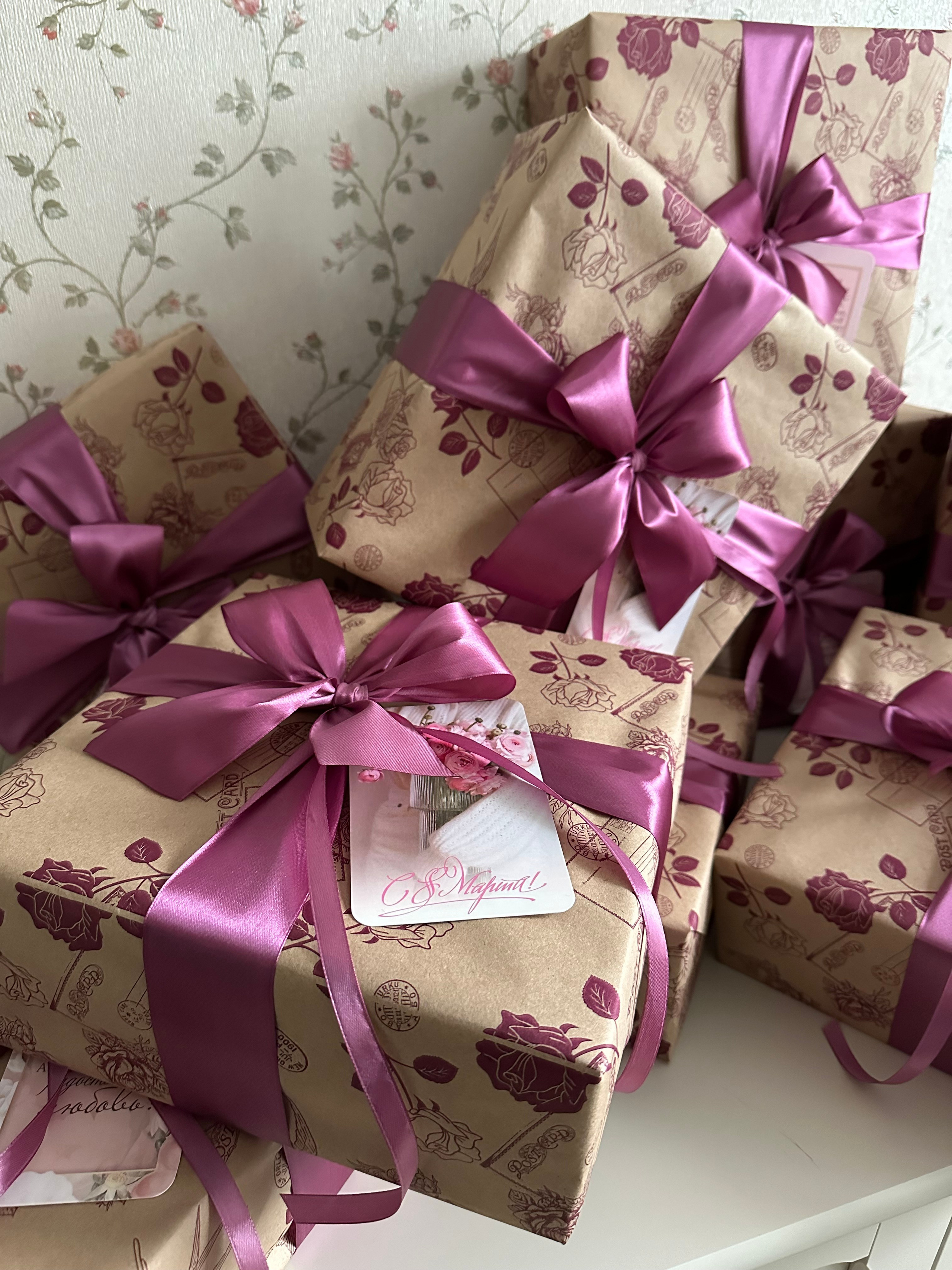 Оформление подарка. Студия подарочных наборов «Владия»