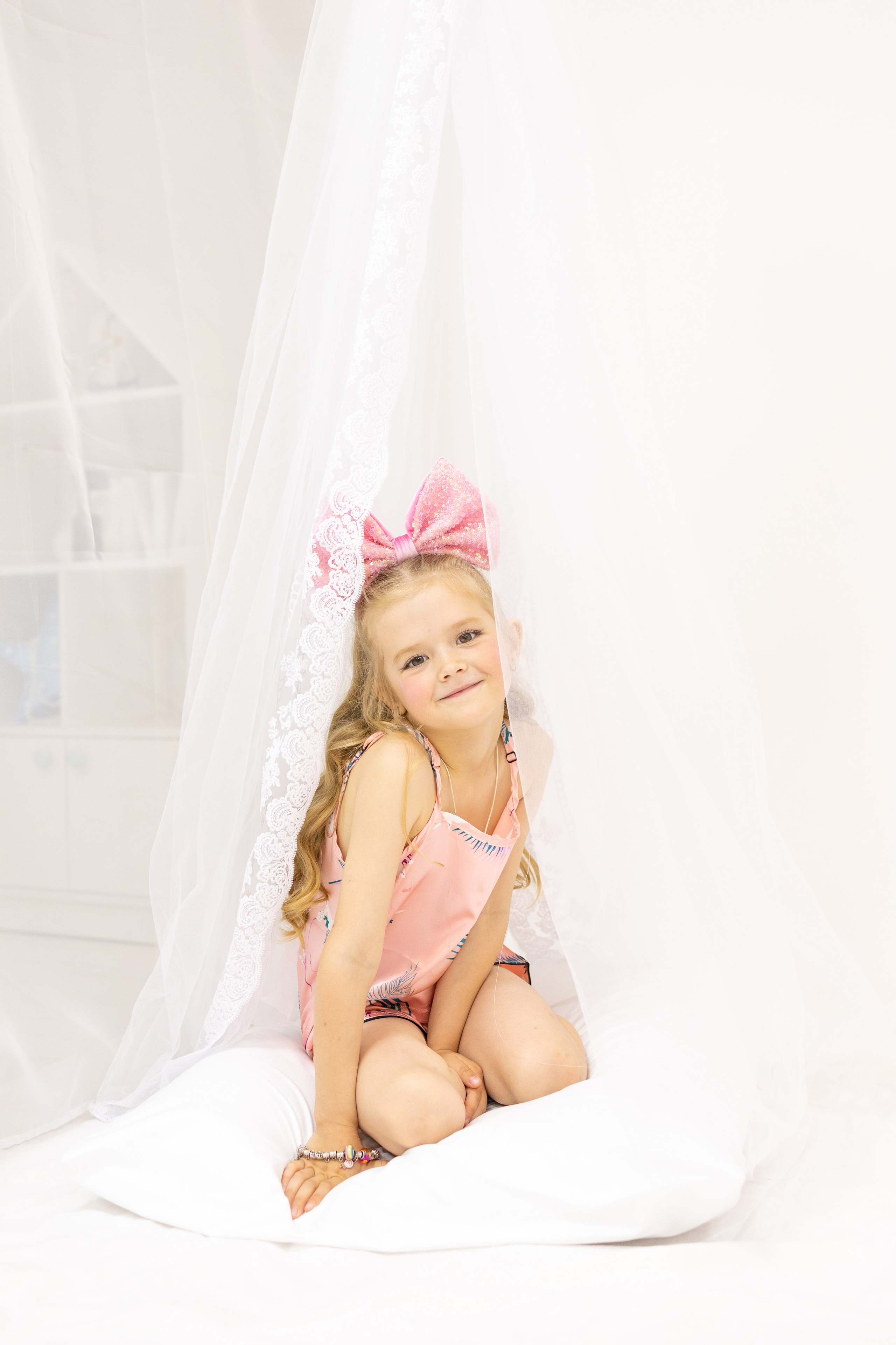 Ксюшенька, 6 лет, с визажистом. Фотограф новорожденных в Нижнем Новгороде Надежда Кадылкина