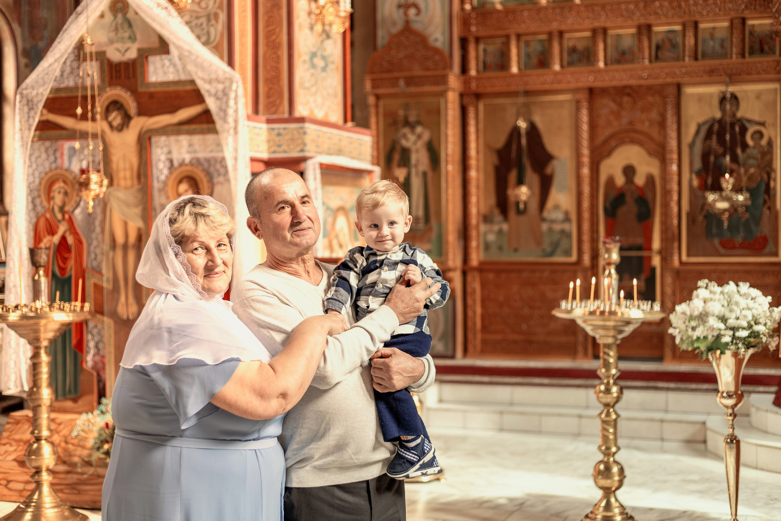 Крещение Виктора. ТОП Фотограф на Крещение и Венчание Железногорск Алексей Мещеряков