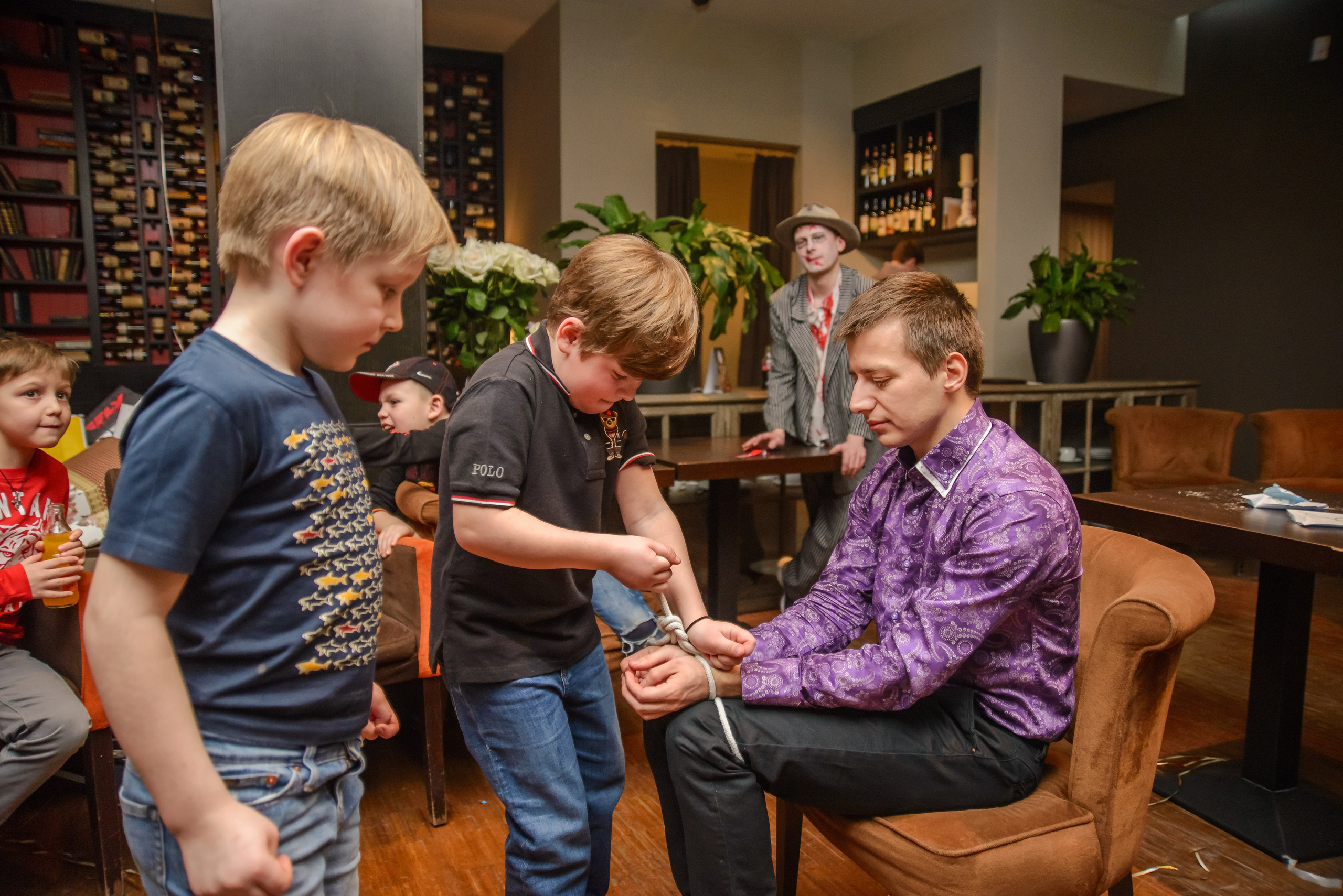 Детский день рождения в ресторане