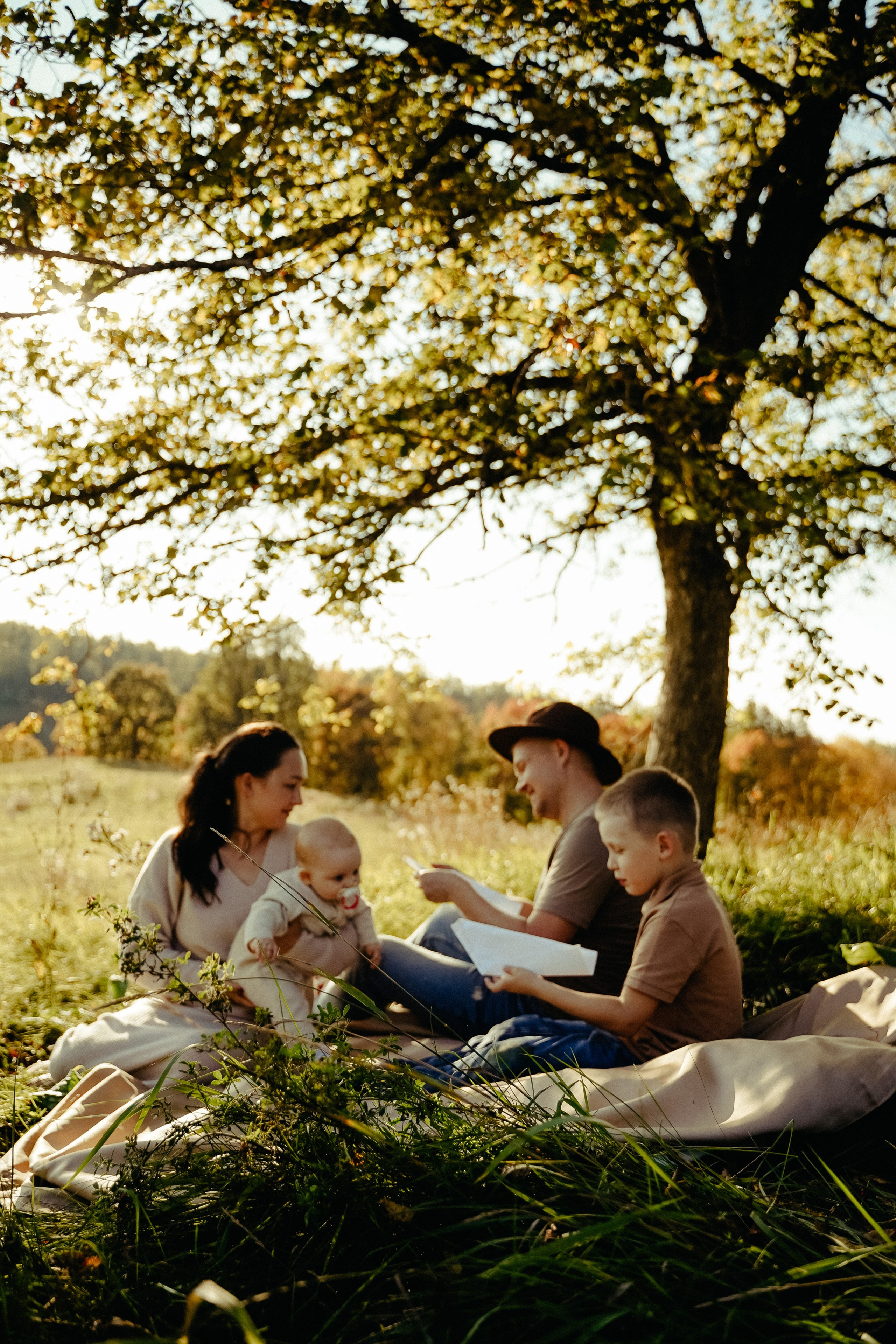 Семейная съемка осенью