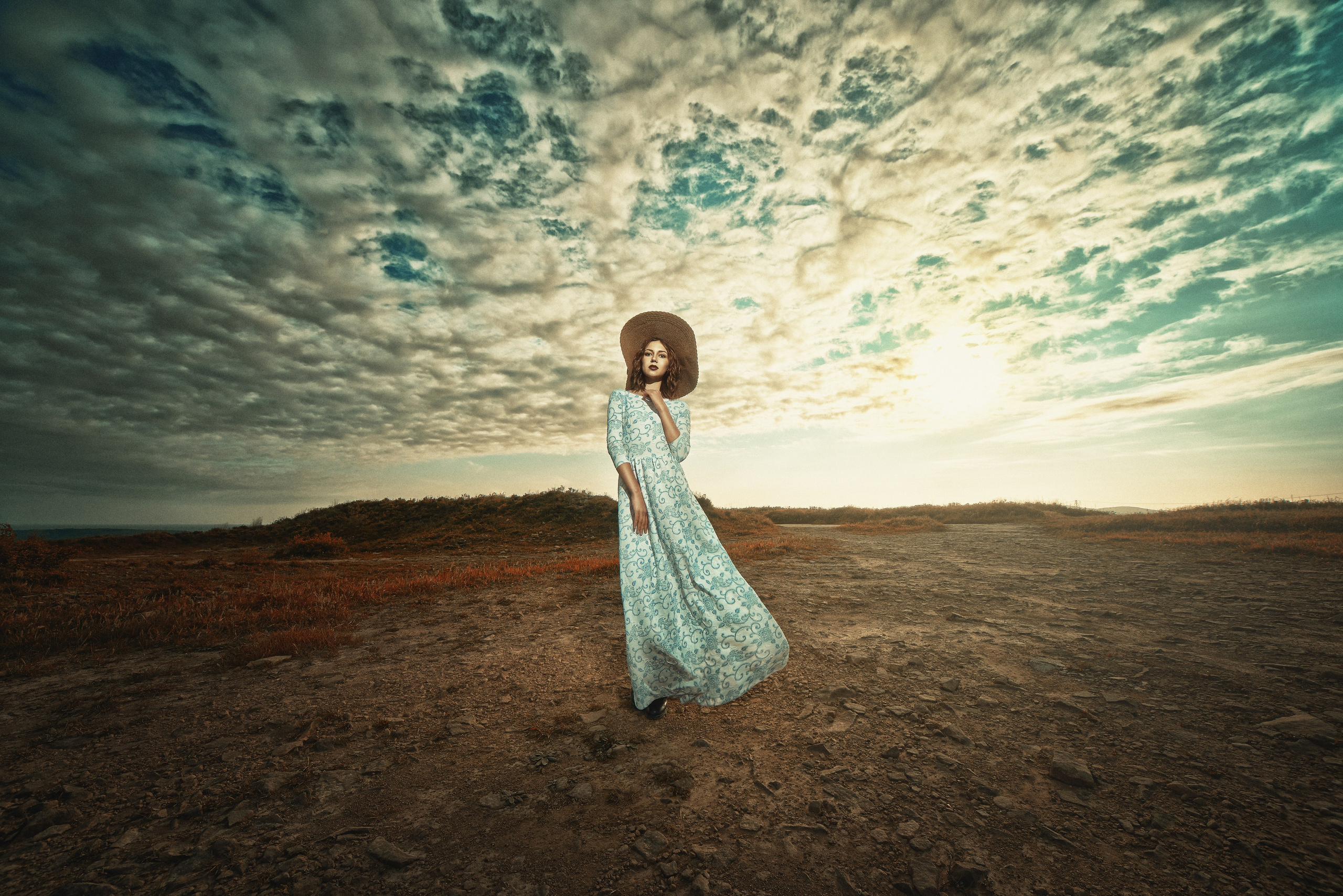 Импульсный свет на улице