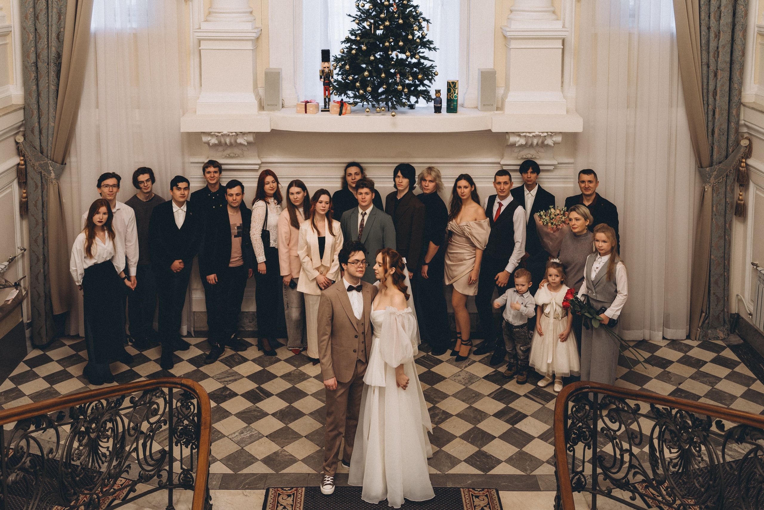 СВАДЕБНАЯ СЬЕМКА ВО ВТОРОМ ДВОРЦЕ С ГОСТЯМИ И ПРОГУЛКА В ТАВРИЧЕСКОМ САДУ. Профессиональный фотограф, Санкт-Петербург — Виктория Богомолова