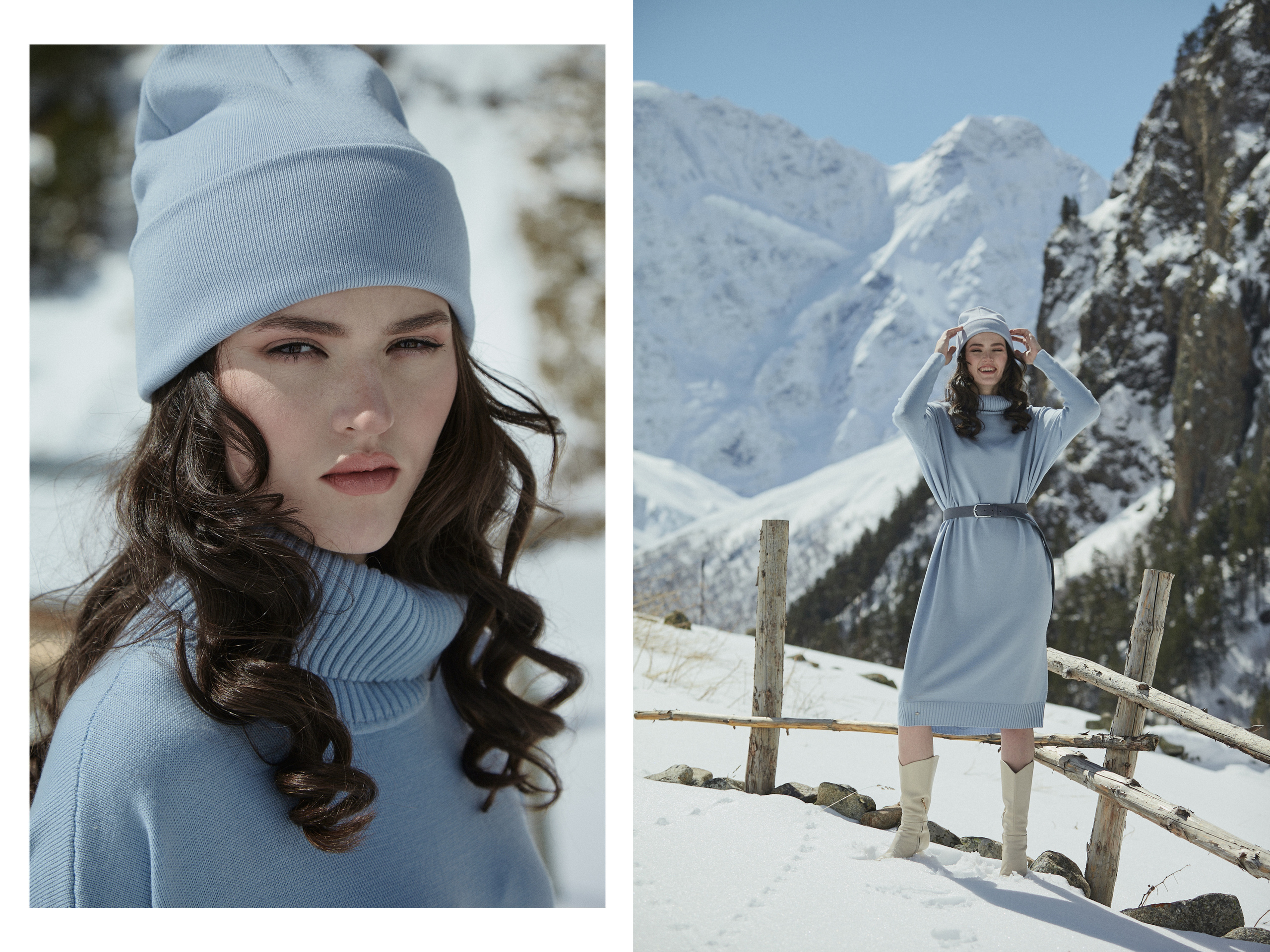 Съемка для бренда одежды под ключ. Фотограф Продюсер в горах КБР / Москва  Нальчик Горы