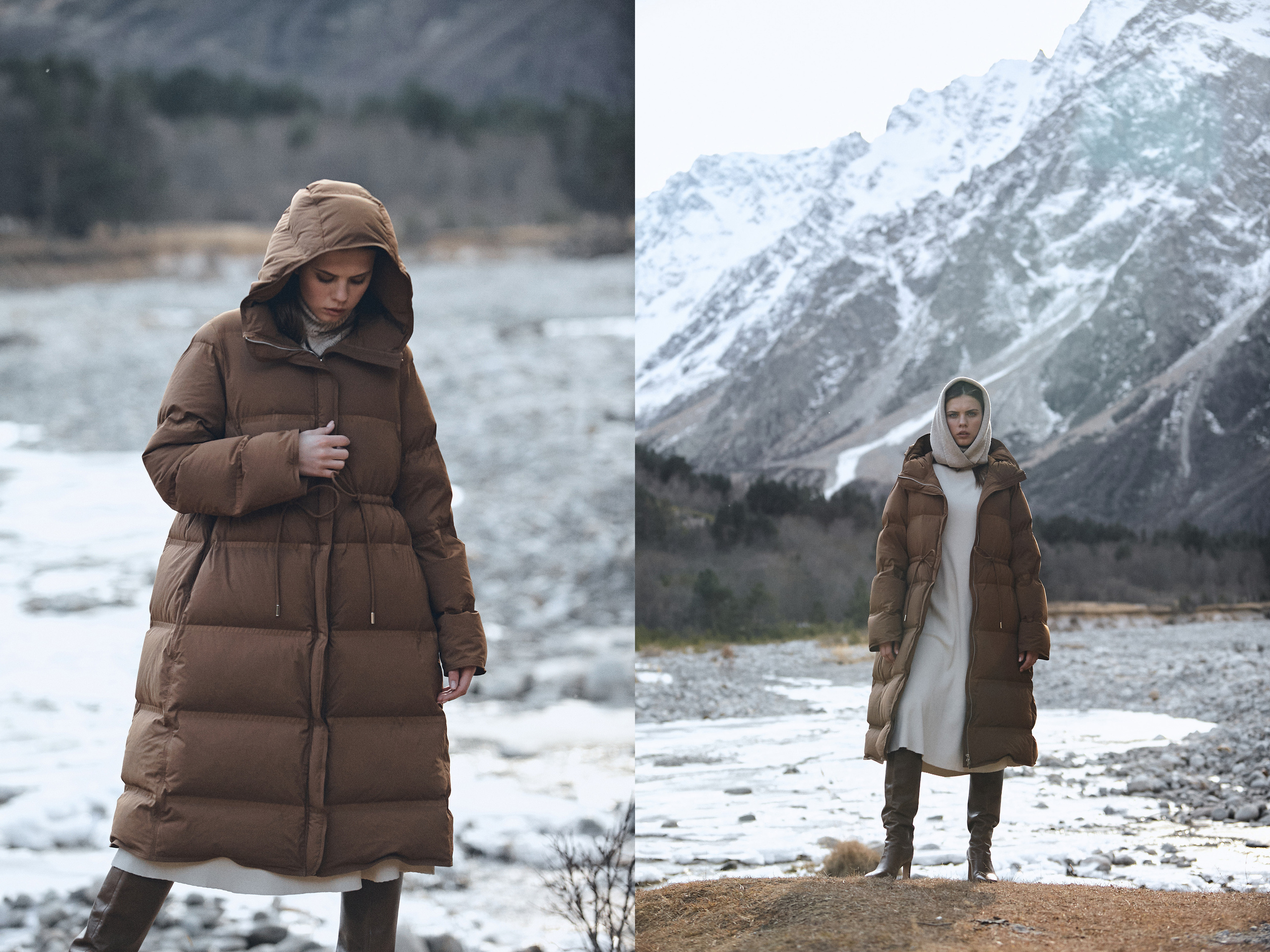 Съемка для бренда одежды под ключ. Фотограф Продюсер в горах КБР / Москва  Нальчик Горы