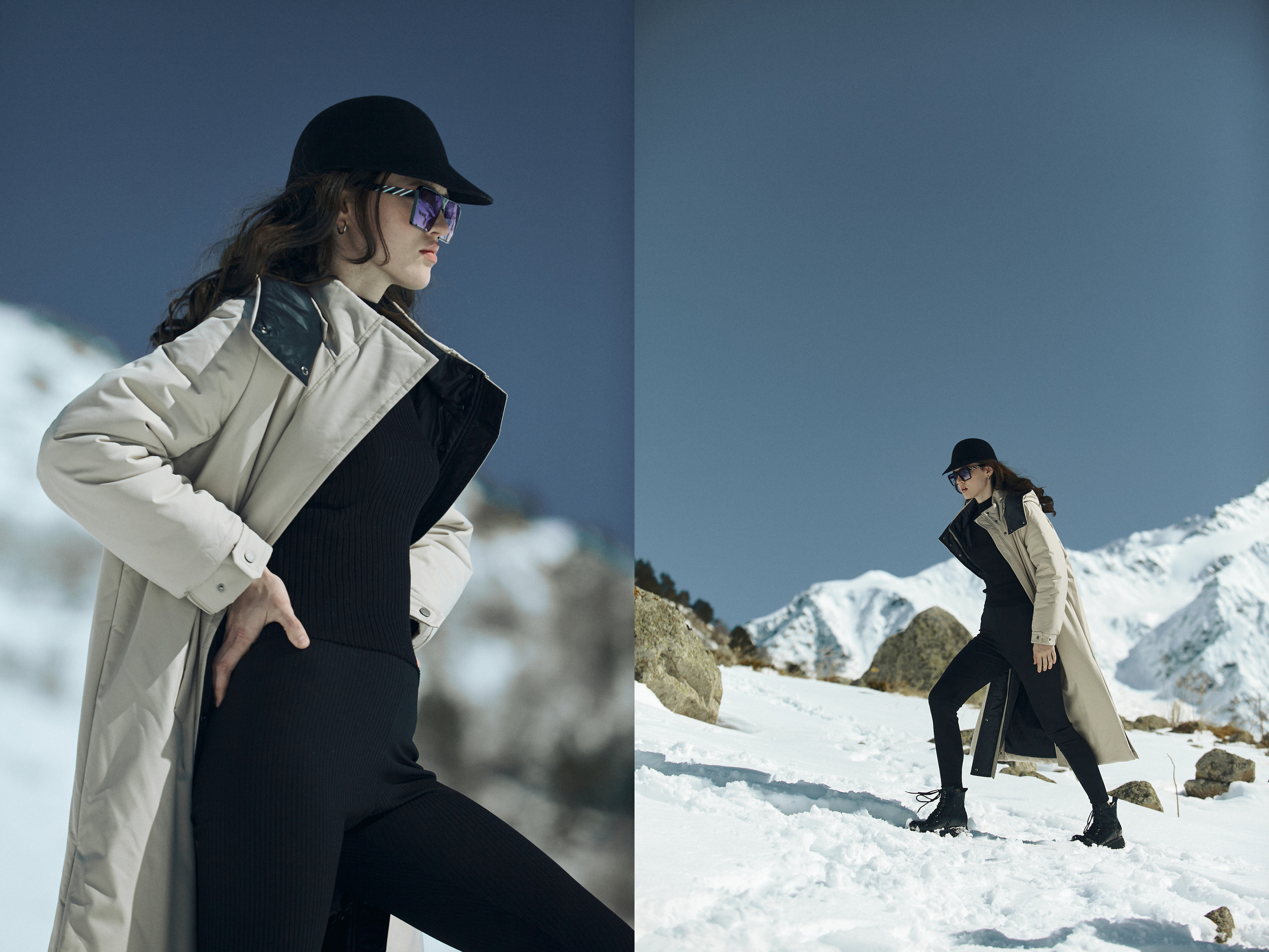 Съемка для бренда одежды под ключ. Фотограф Продюсер в горах КБР / Москва  Нальчик Горы