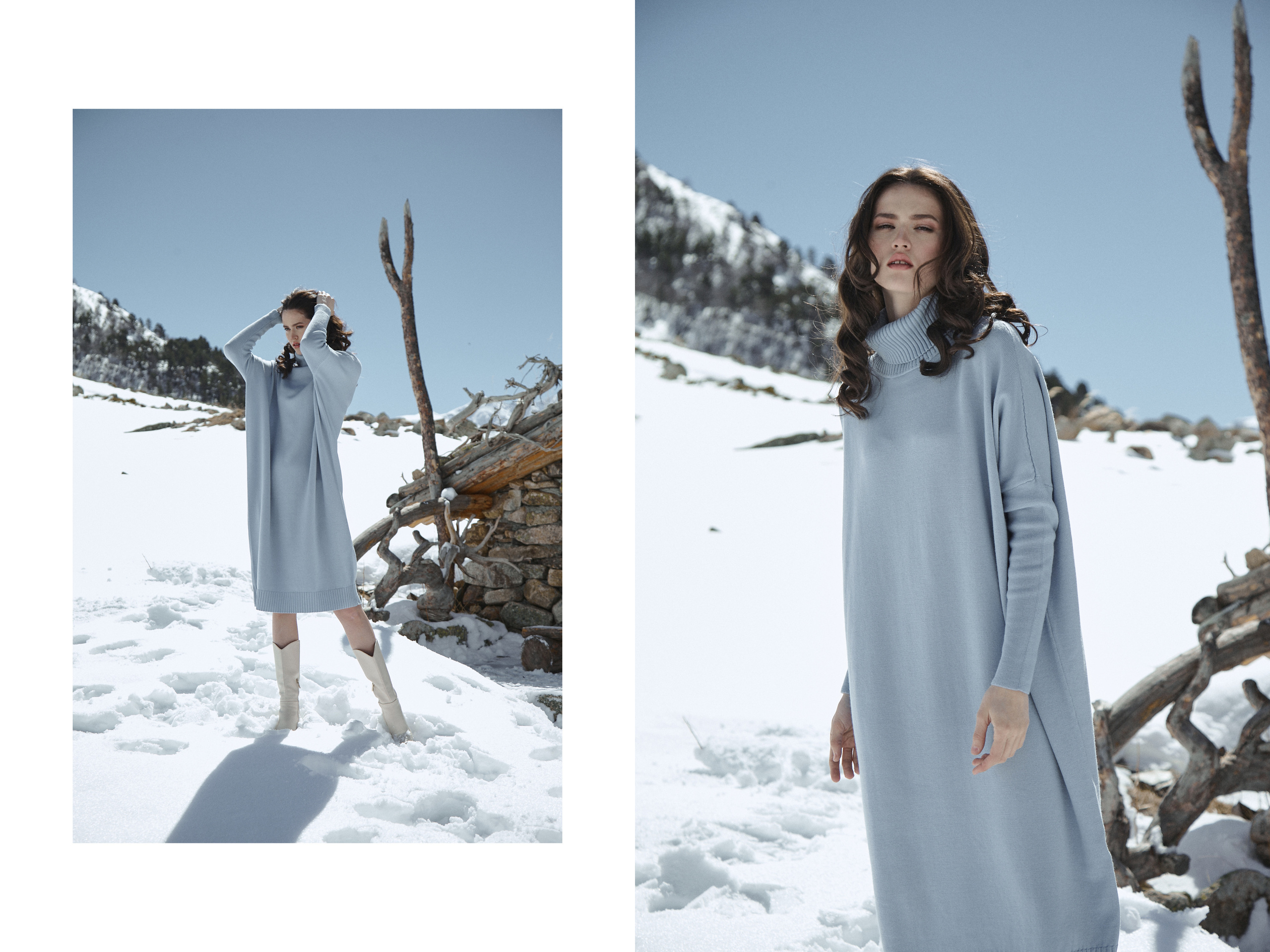 Съемка для бренда одежды под ключ. Фотограф Продюсер в горах КБР / Москва  Нальчик Горы