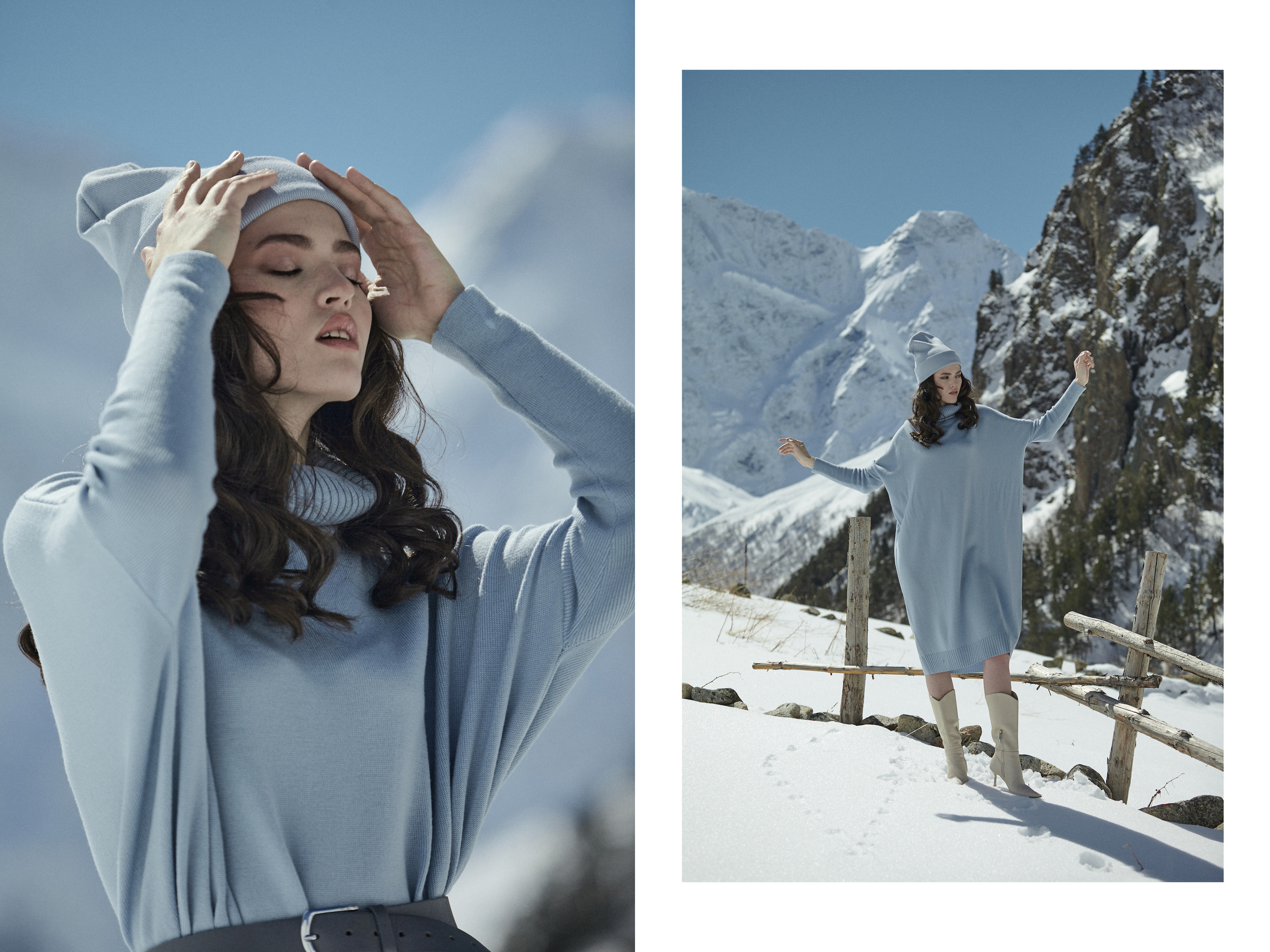 Съемка для бренда одежды под ключ. Фотограф Продюсер в горах КБР / Москва  Нальчик Горы