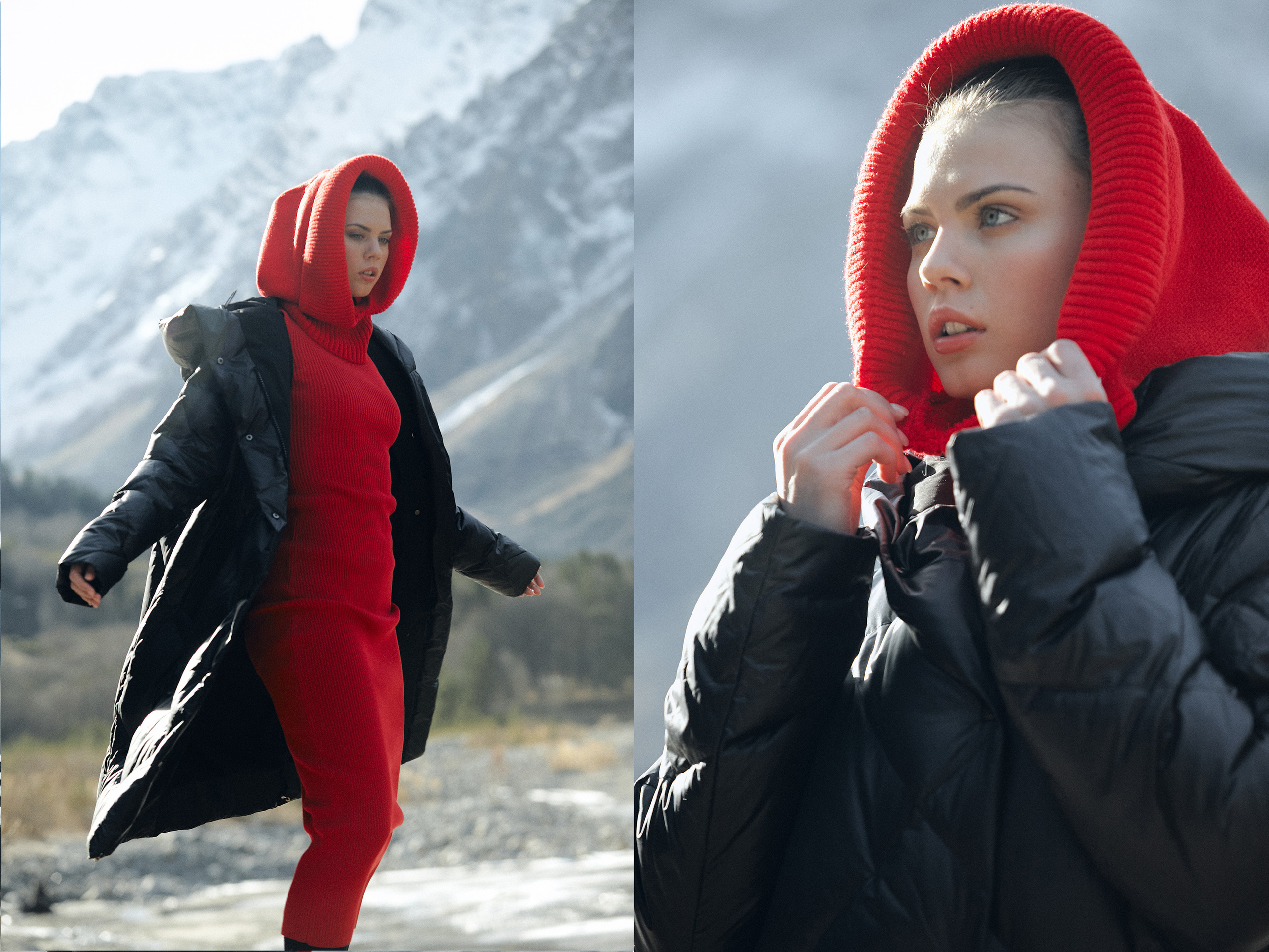 Съемка для бренда одежды под ключ. Фотограф Продюсер в горах КБР / Москва  Нальчик Горы