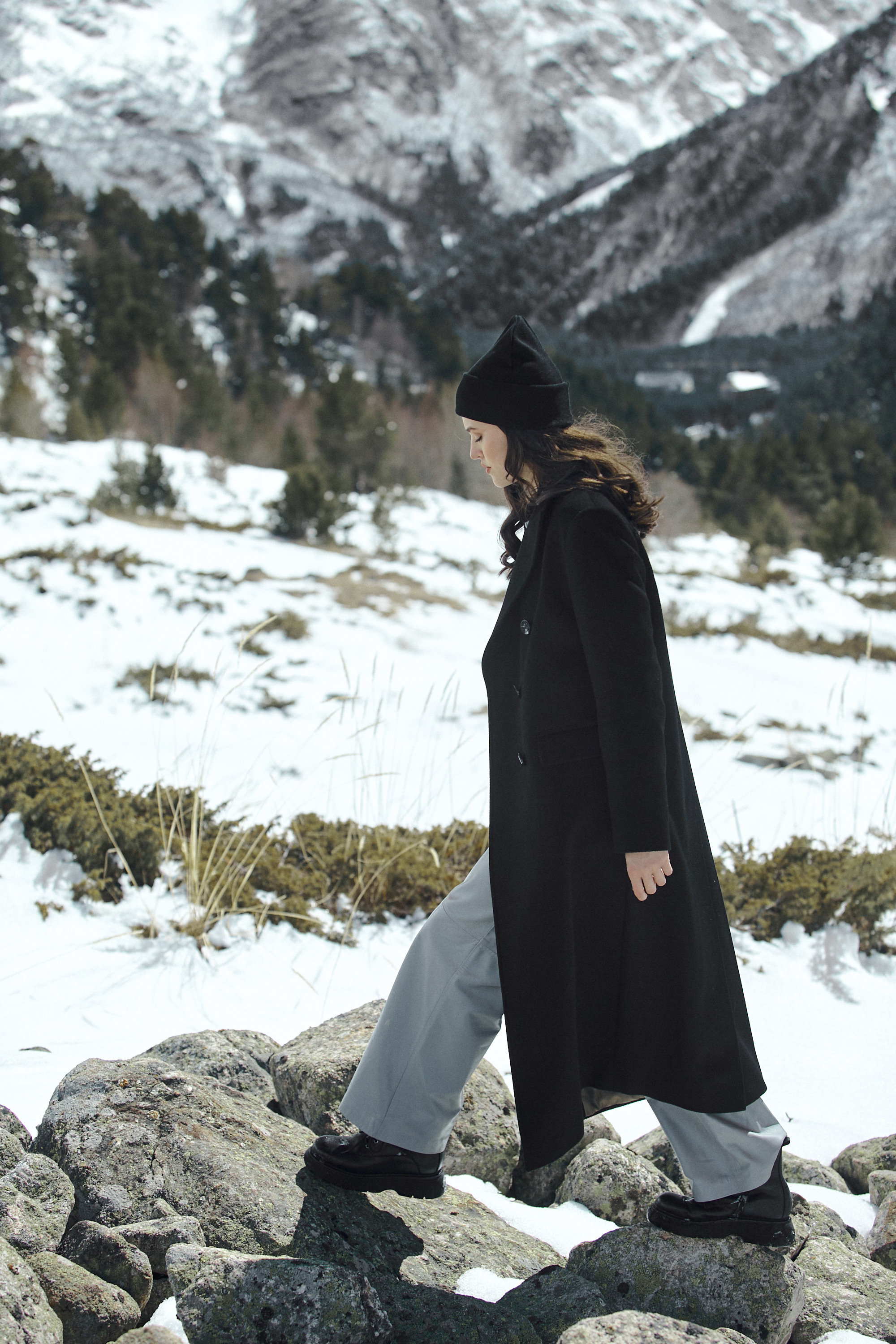 Съемка для бренда одежды под ключ. Фотограф Продюсер в горах КБР / Москва  Нальчик Горы