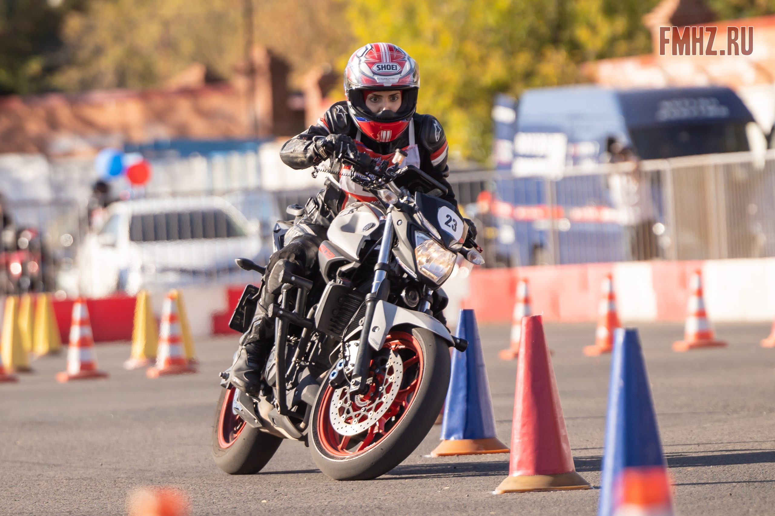 Соревнования по мотоджимхане на площадке Мосгортранс 15.09.2024. Фотограф Владимир Охрименко