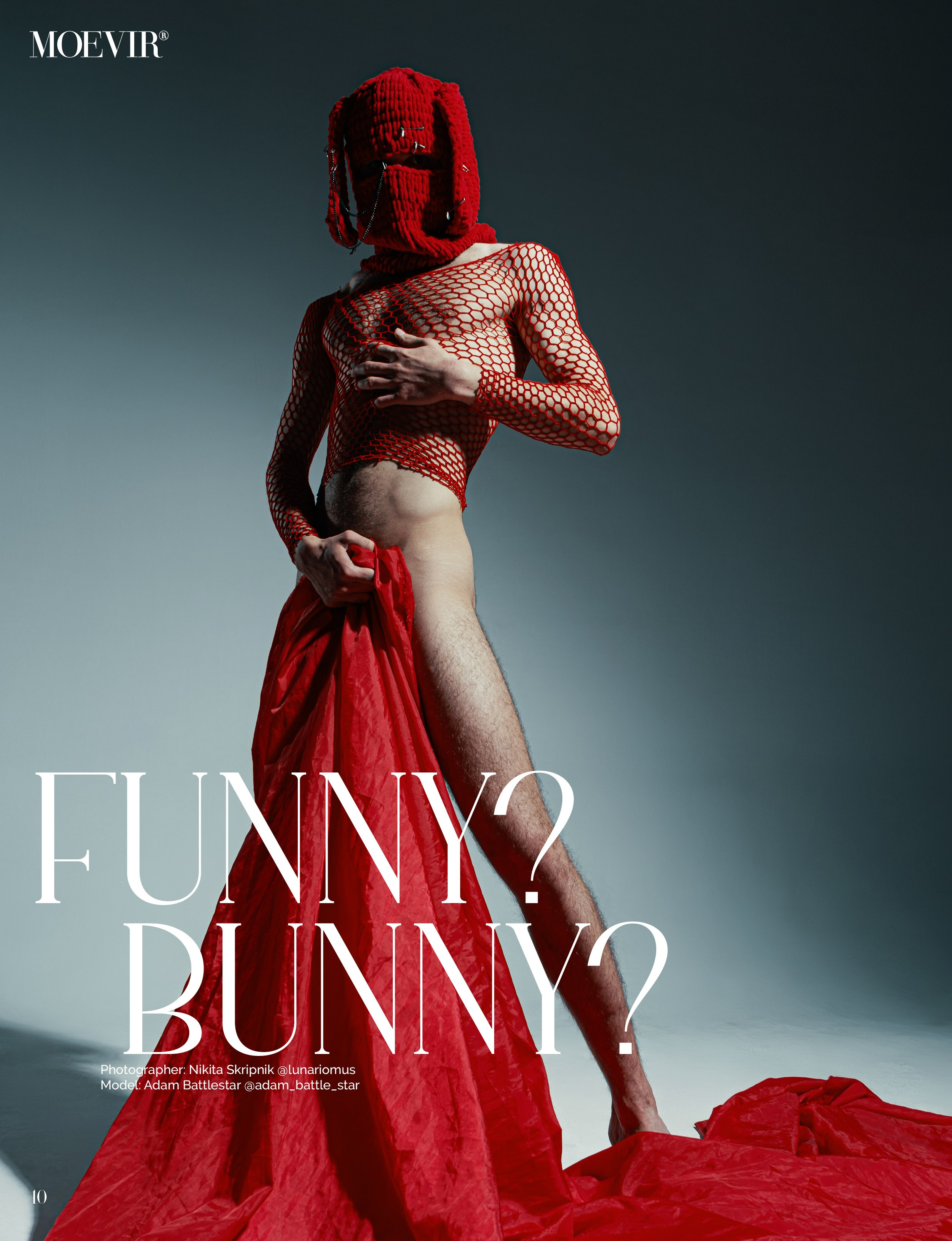 Cover for MOEVIR MAGAZINE. Никита Скрипник — ТЕАТР В СТИЛЕ ФЭШН