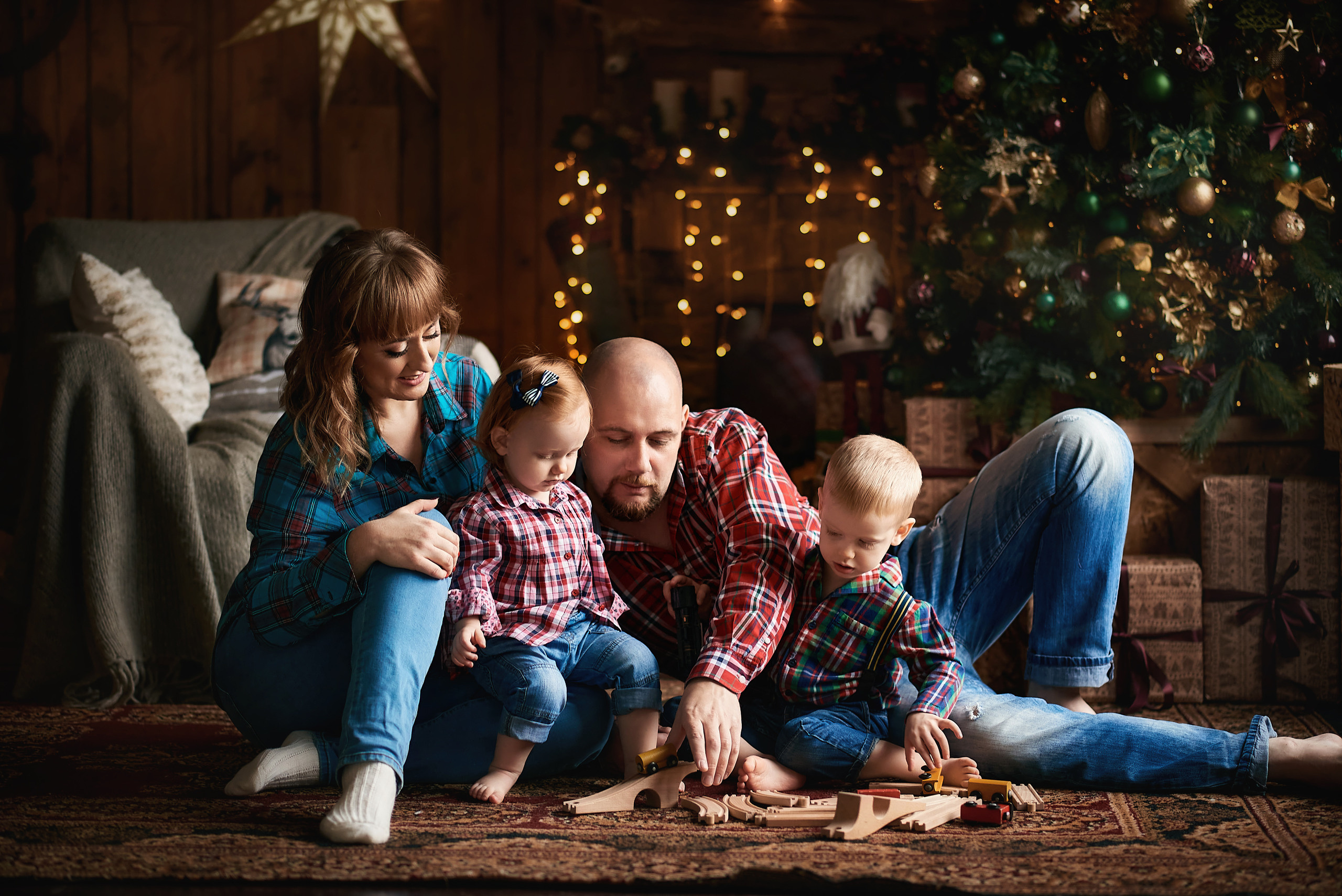 Семейная съемка в студии. Семейный фотограф в Ростове-на-Дону Татьяна Литвинова