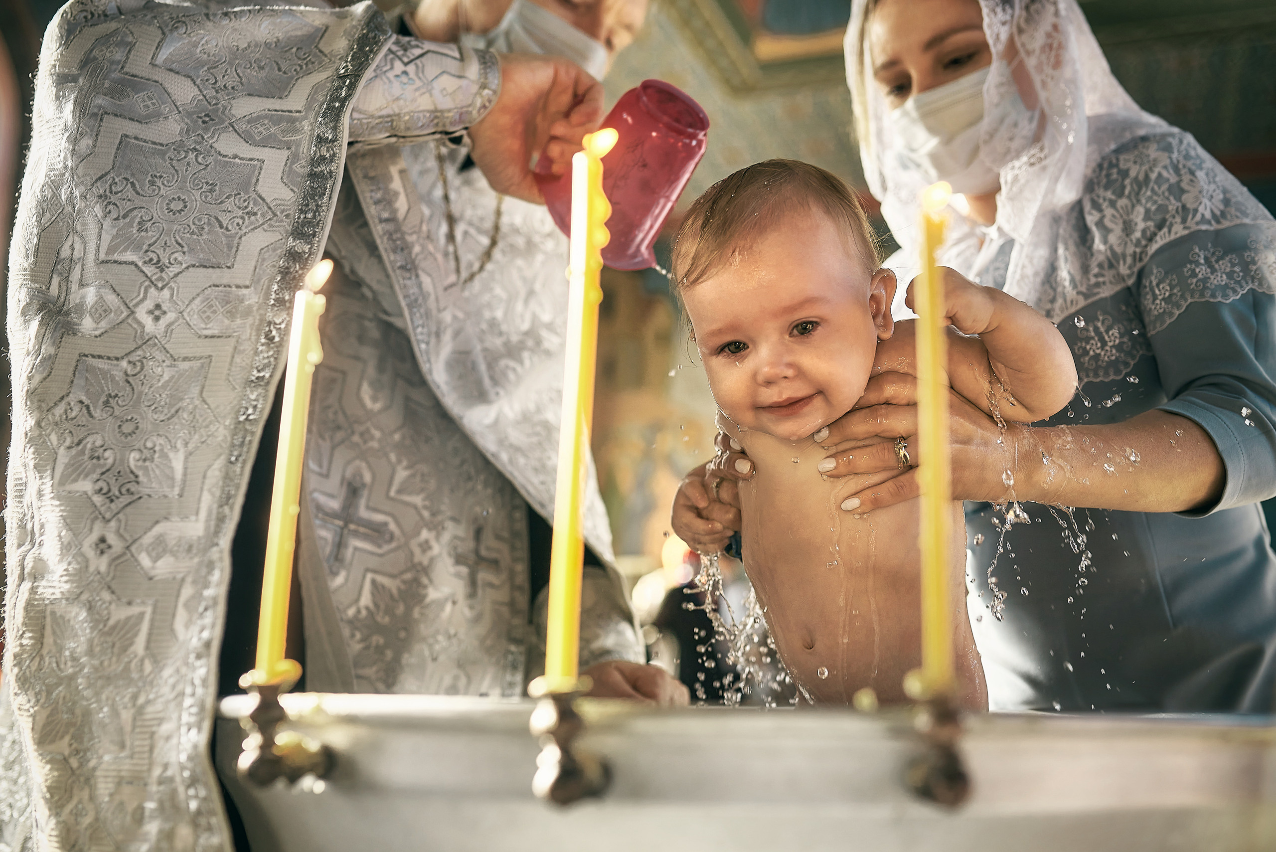 Крещение Павла и Таисии в храме равноапостольных Кирилла и Мефодия. Семейный фотограф в Ростове-на-Дону Татьяна Литвинова