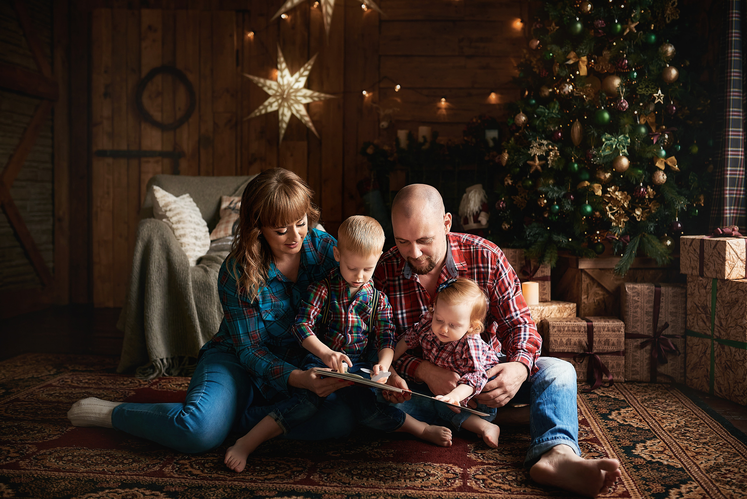 Семейная съемка в студии. Семейный фотограф в Ростове-на-Дону Татьяна Литвинова