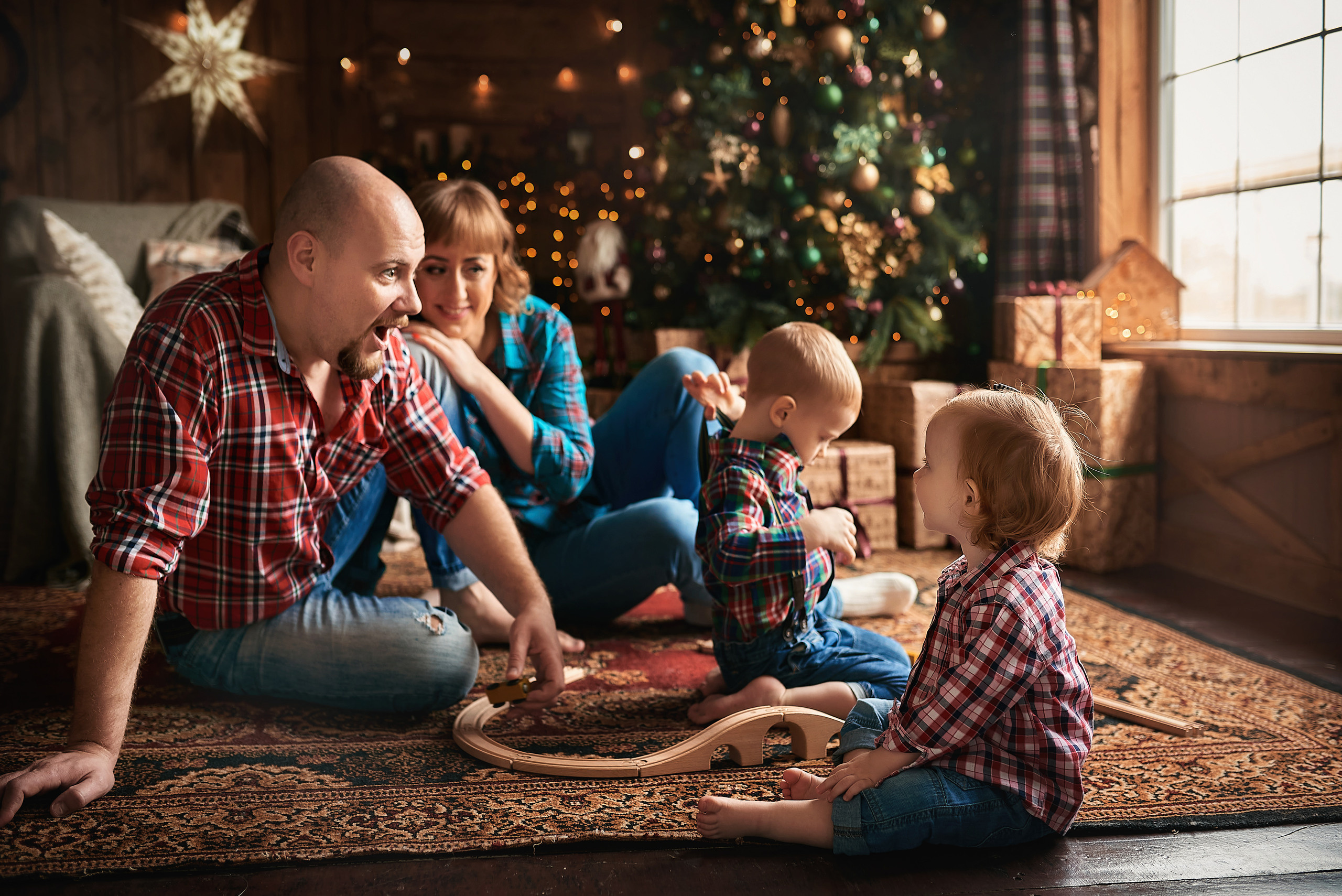 Семейная съемка в студии. Семейный фотограф в Ростове-на-Дону Татьяна Литвинова