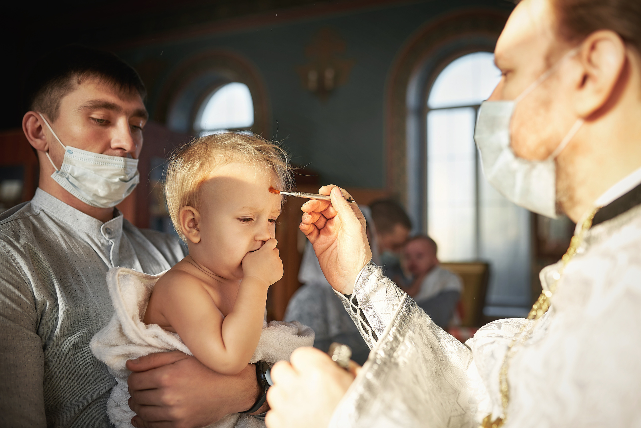 Крещение Павла и Таисии в храме равноапостольных Кирилла и Мефодия. Семейный фотограф в Ростове-на-Дону Татьяна Литвинова