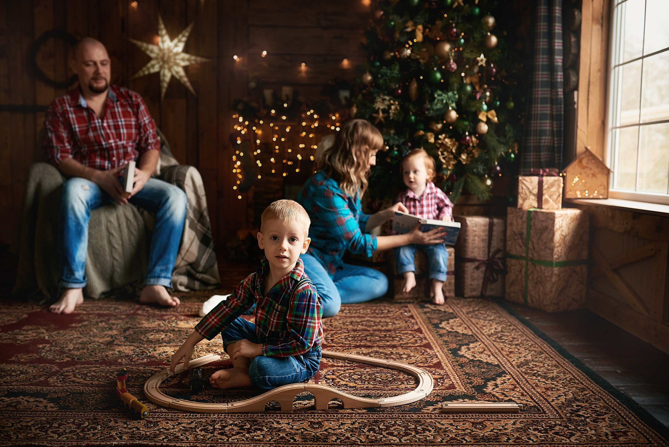 Семейная съемка в студии. Семейный фотограф в Ростове-на-Дону Татьяна Литвинова