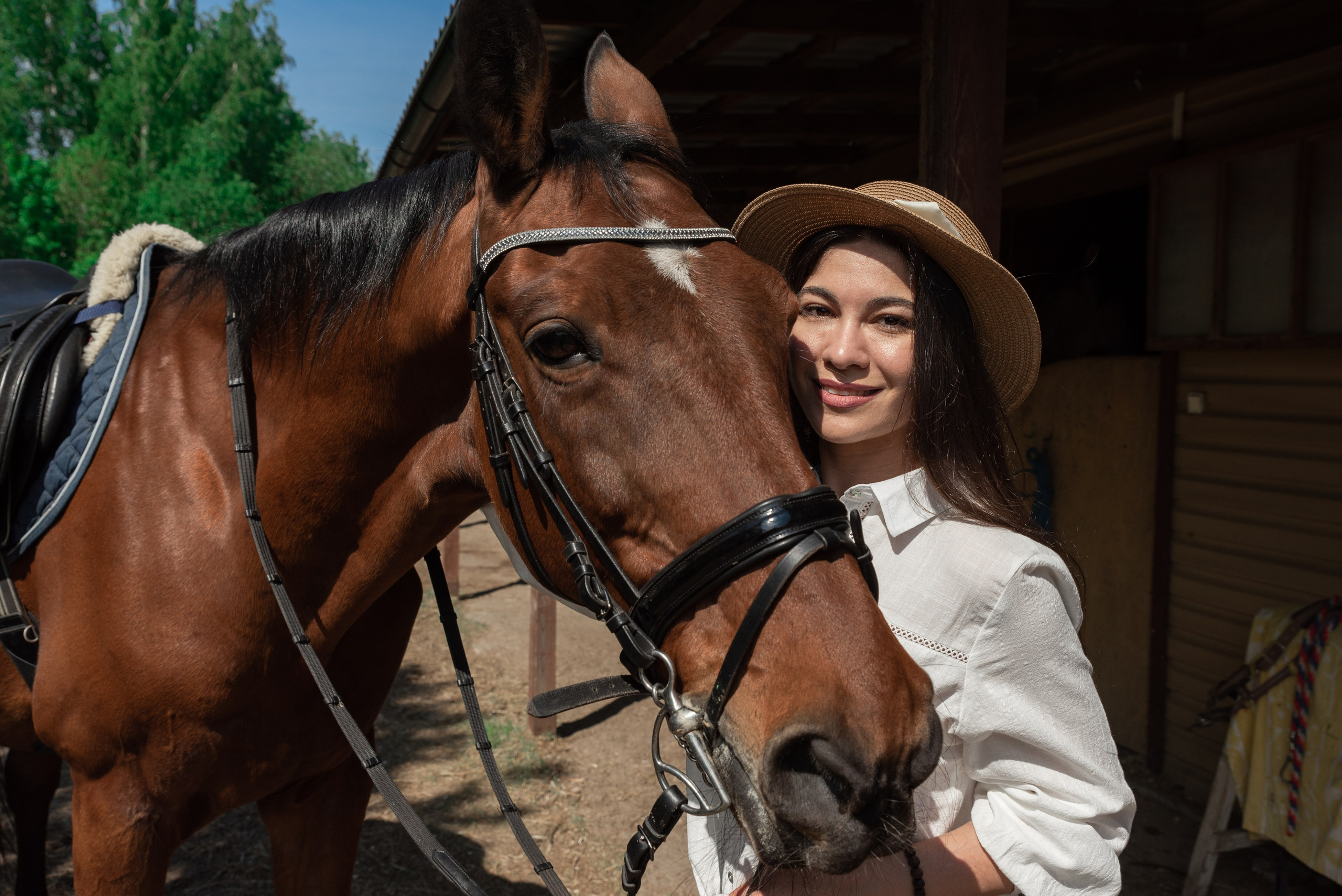 Кристина и конь Неон. Фотограф в Санкт-Петербурге Виктор Кудряшов