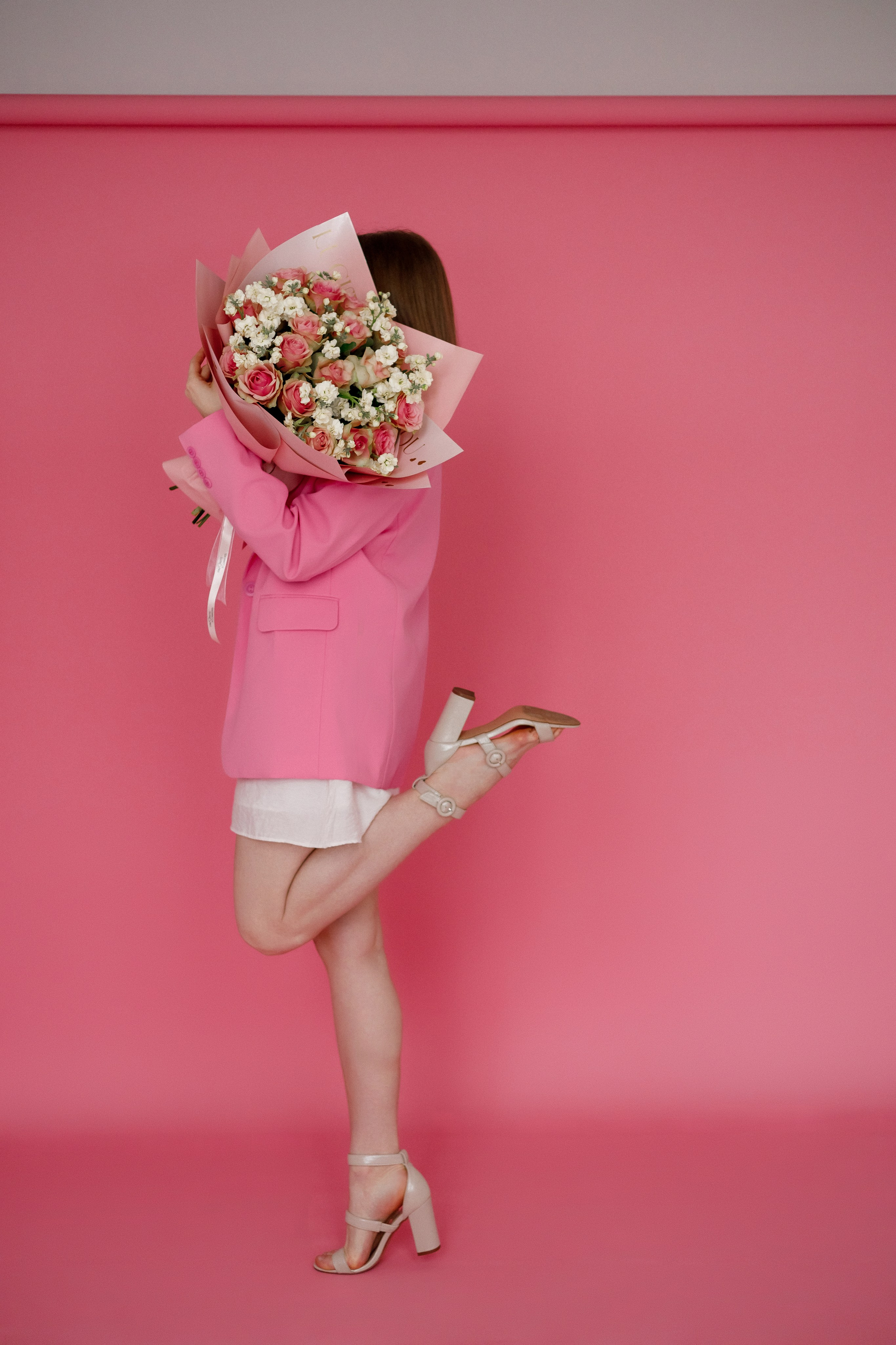 Контент-съёмка для салона цветов. Розовый зал. Фотограф Марина Юдина. Подольск, Москва
