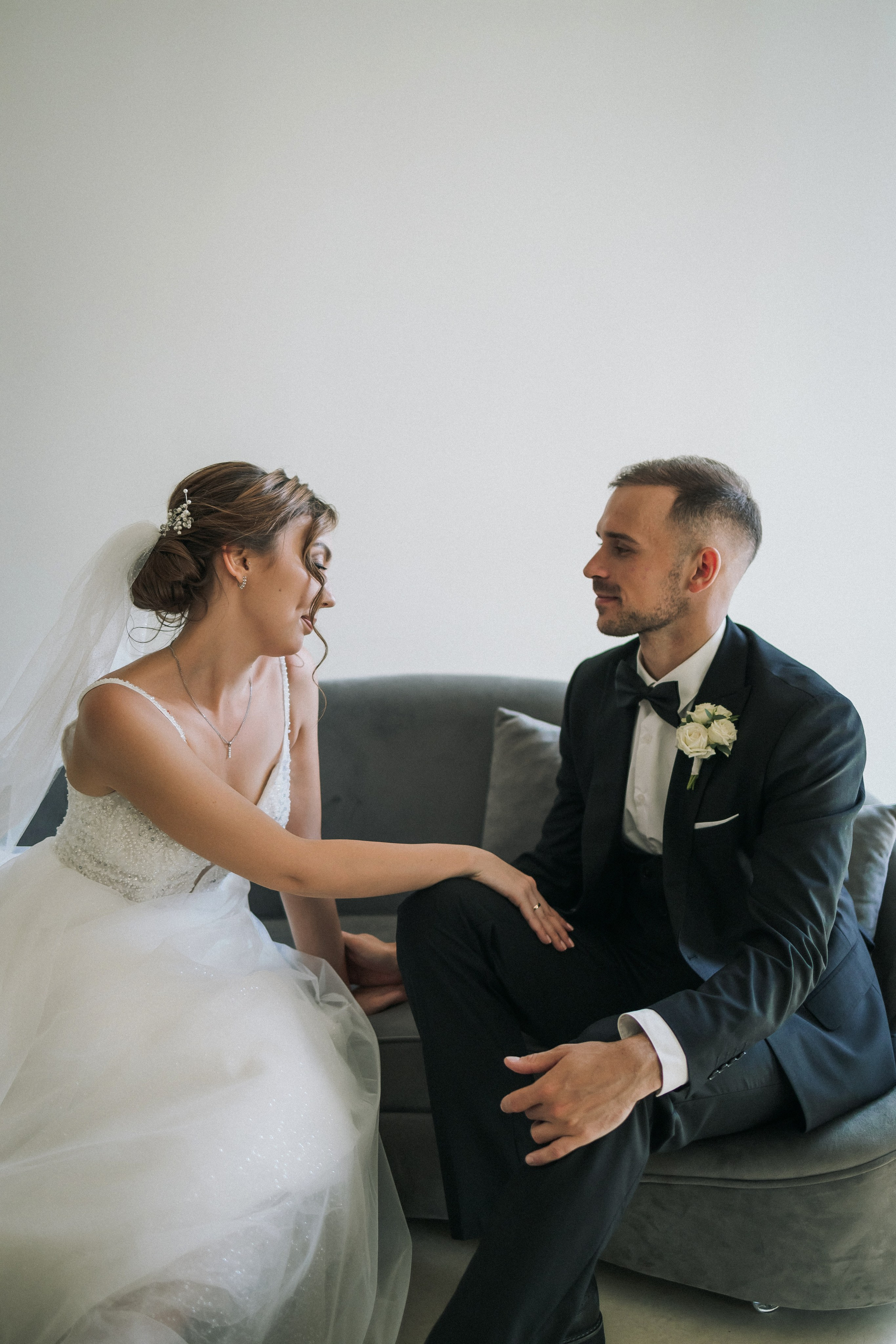 Свадебная прогулка Екатерины и Евгения. Свадебная фотография. Арина Рубах