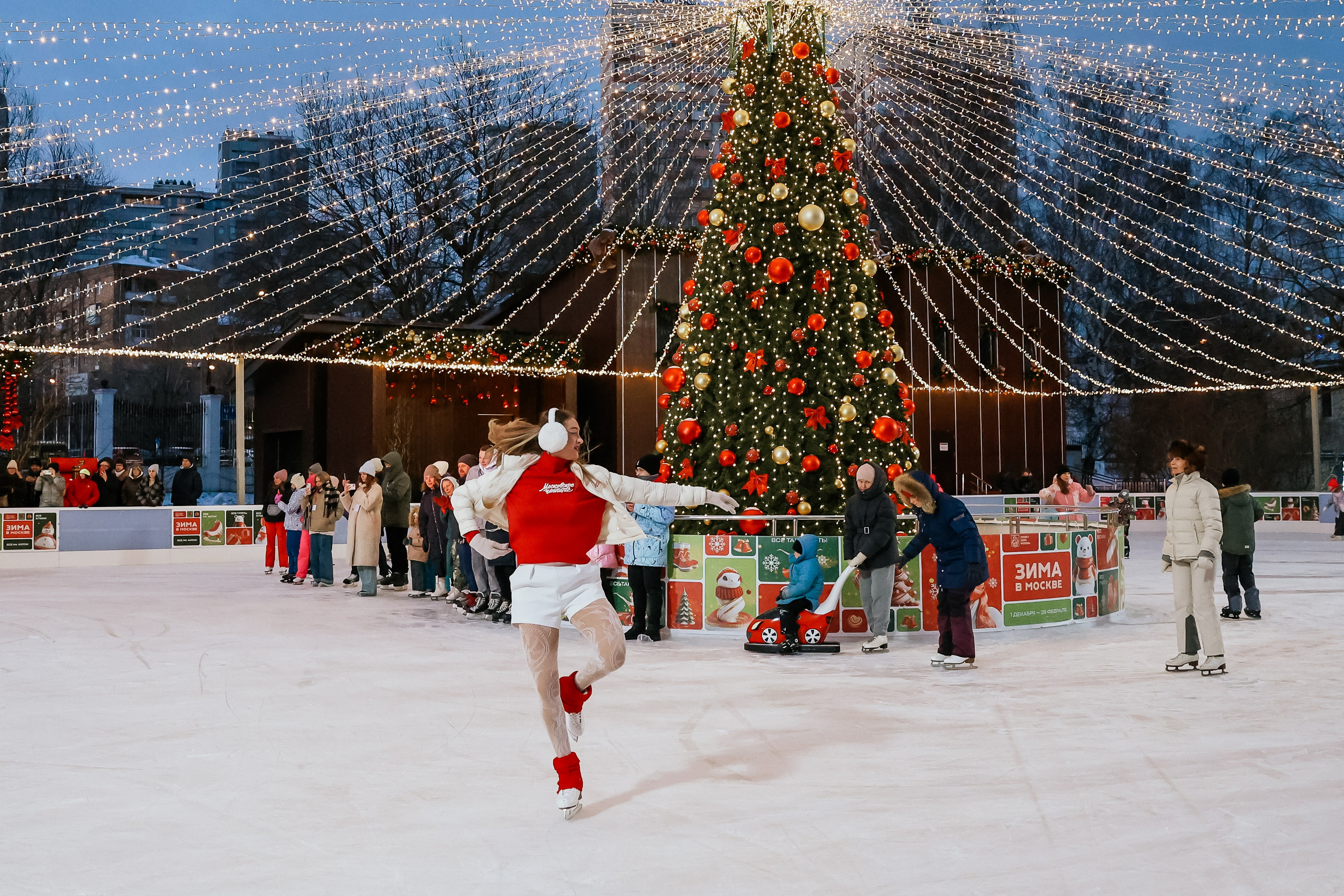 Ледовое шоу Сити каток Московское Чаепитие. Фотограф и видеограф Анна Домашенко